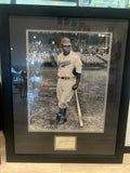 Jackie Robinson Framed Autograph JSA Certified