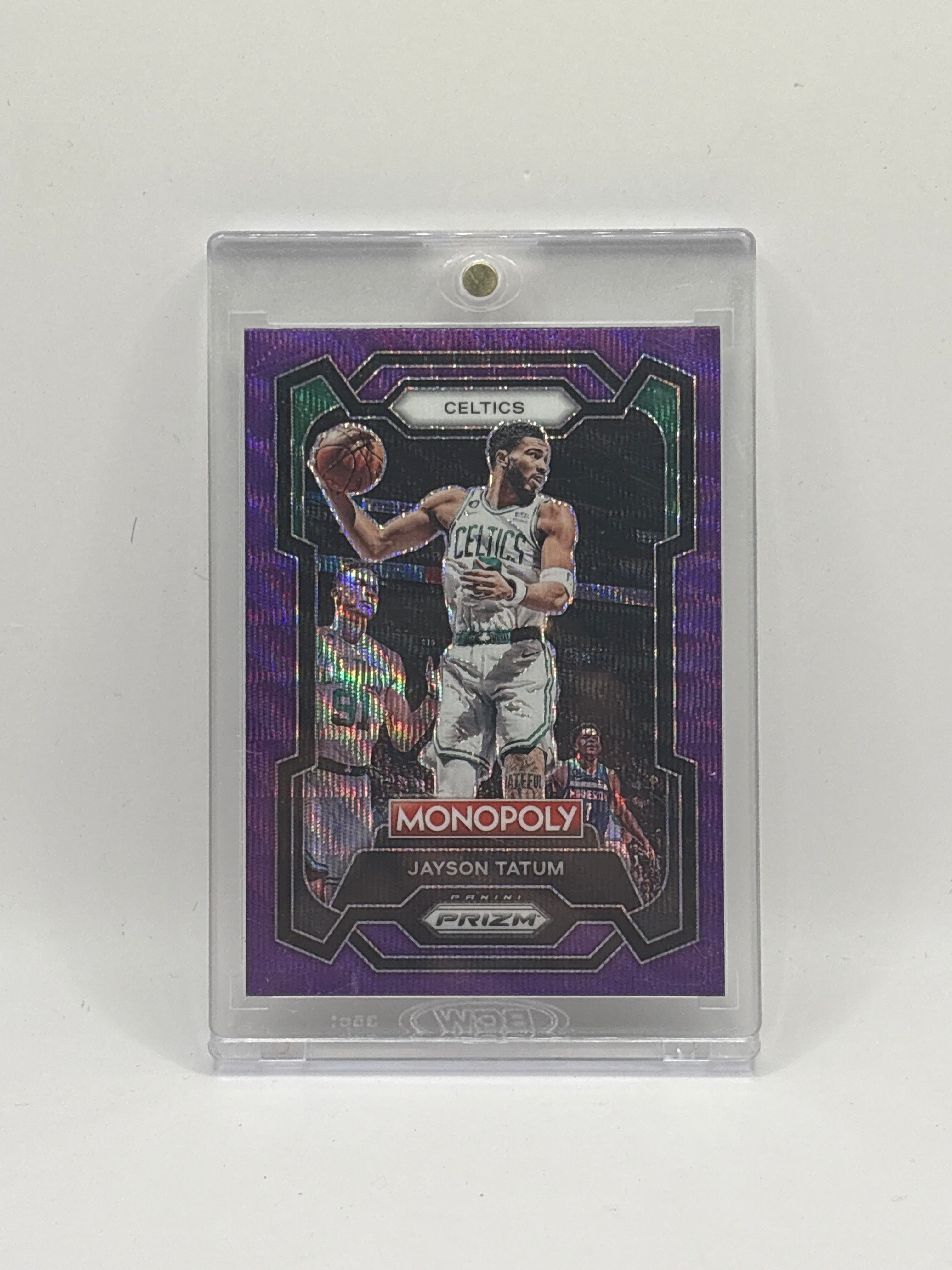 2023-24 Panini Prizm Monopoly - Jayson Tatum #7 Purple Wave Prizm