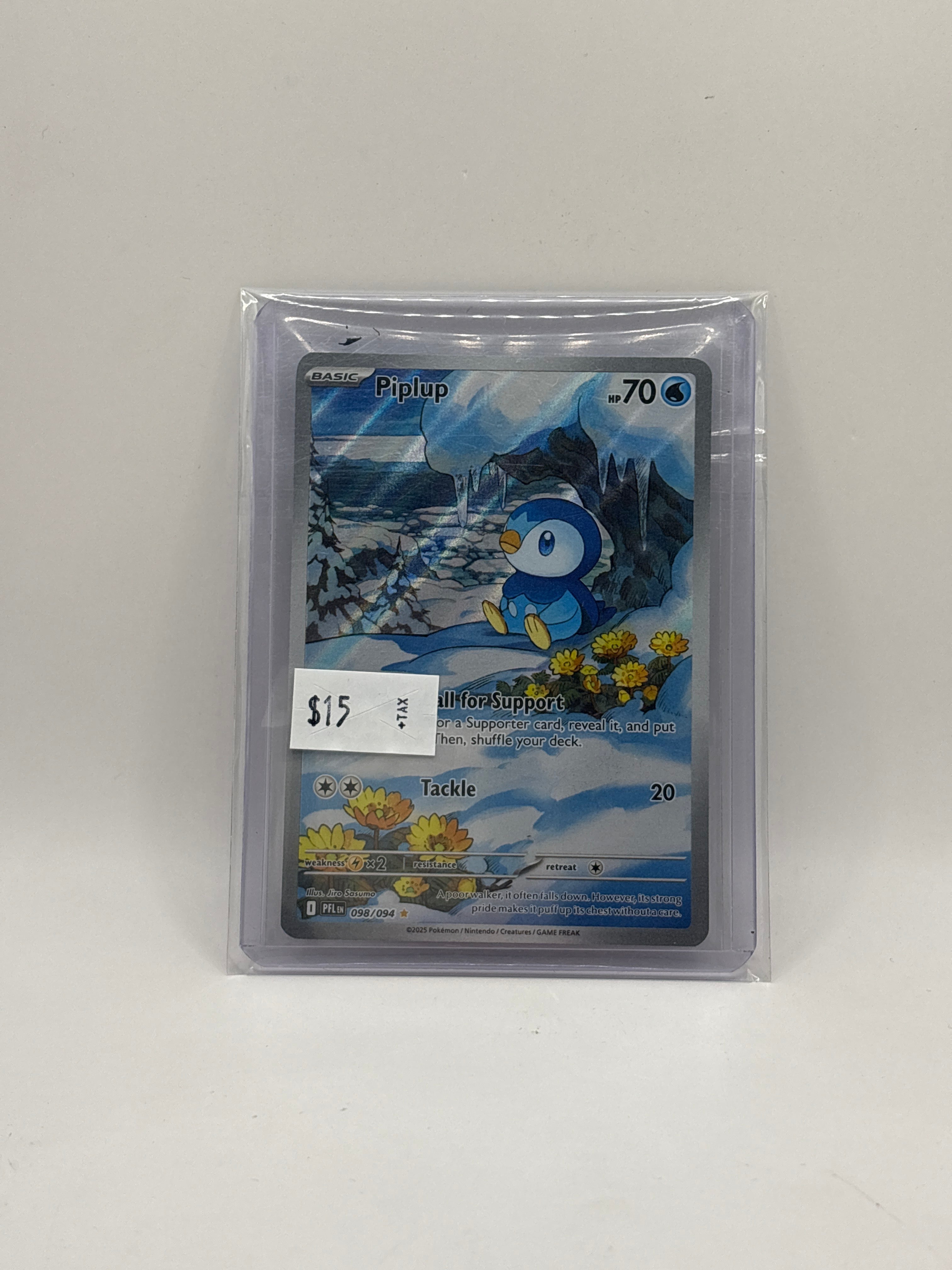 Piplup 098/094 Me02: Phantasmal Flames Holo
