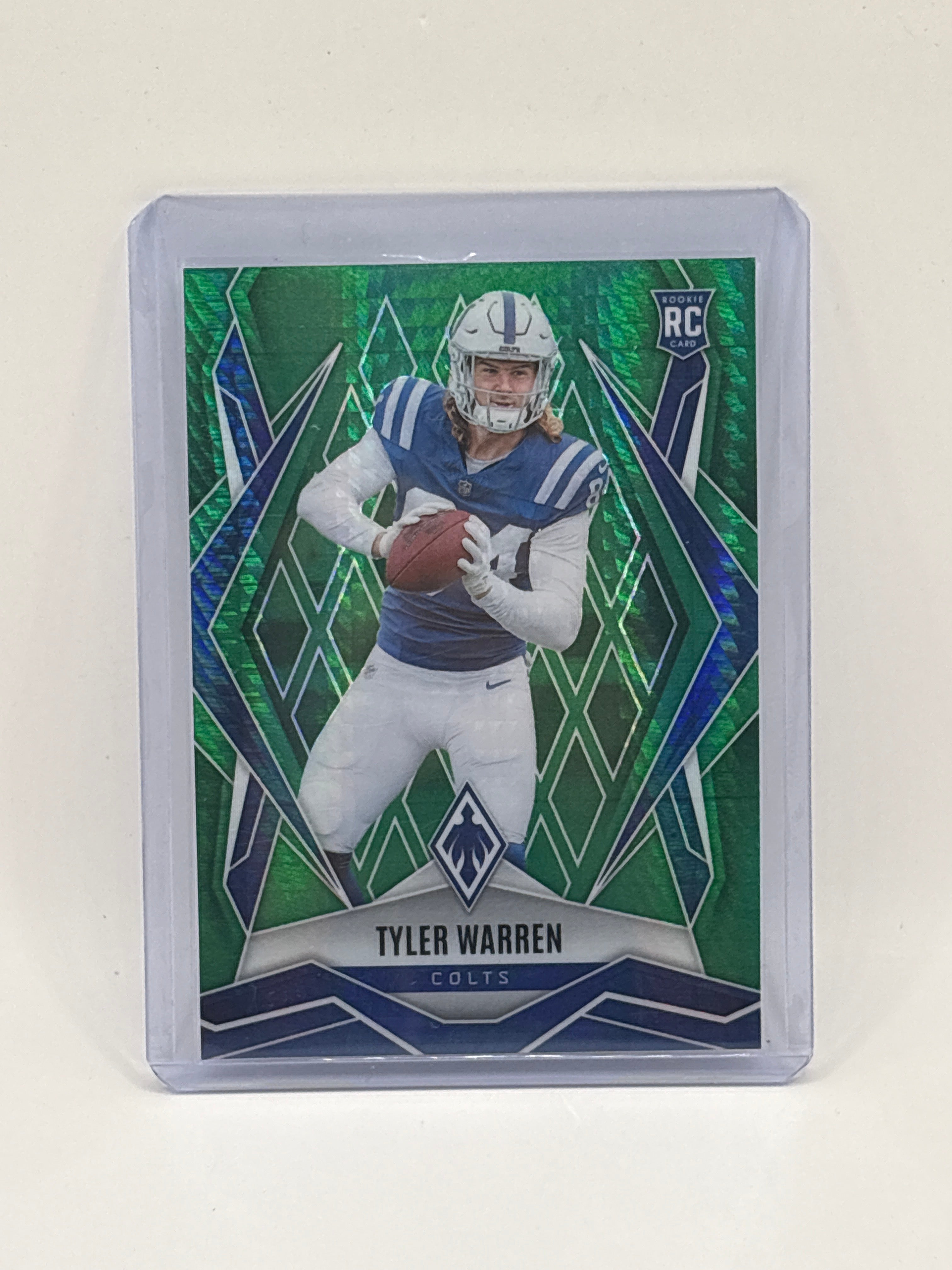 Tyler Warren 2025 Phoenix Green Hyper Prizm /149 #185 Rookie Indianapolis Colts