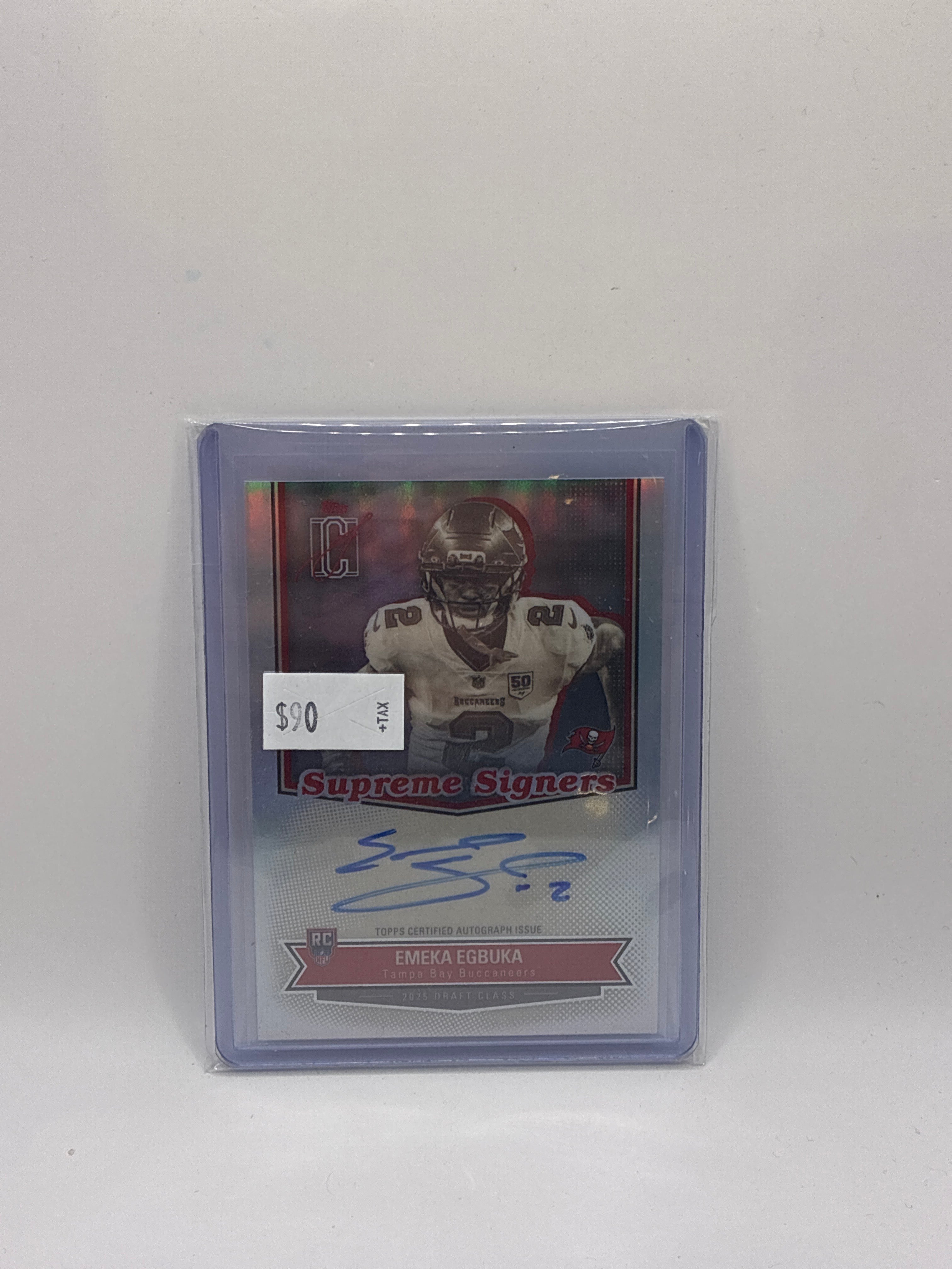 2025 Topps Signature Class Emeka Egbuka Supreme Signers Auto