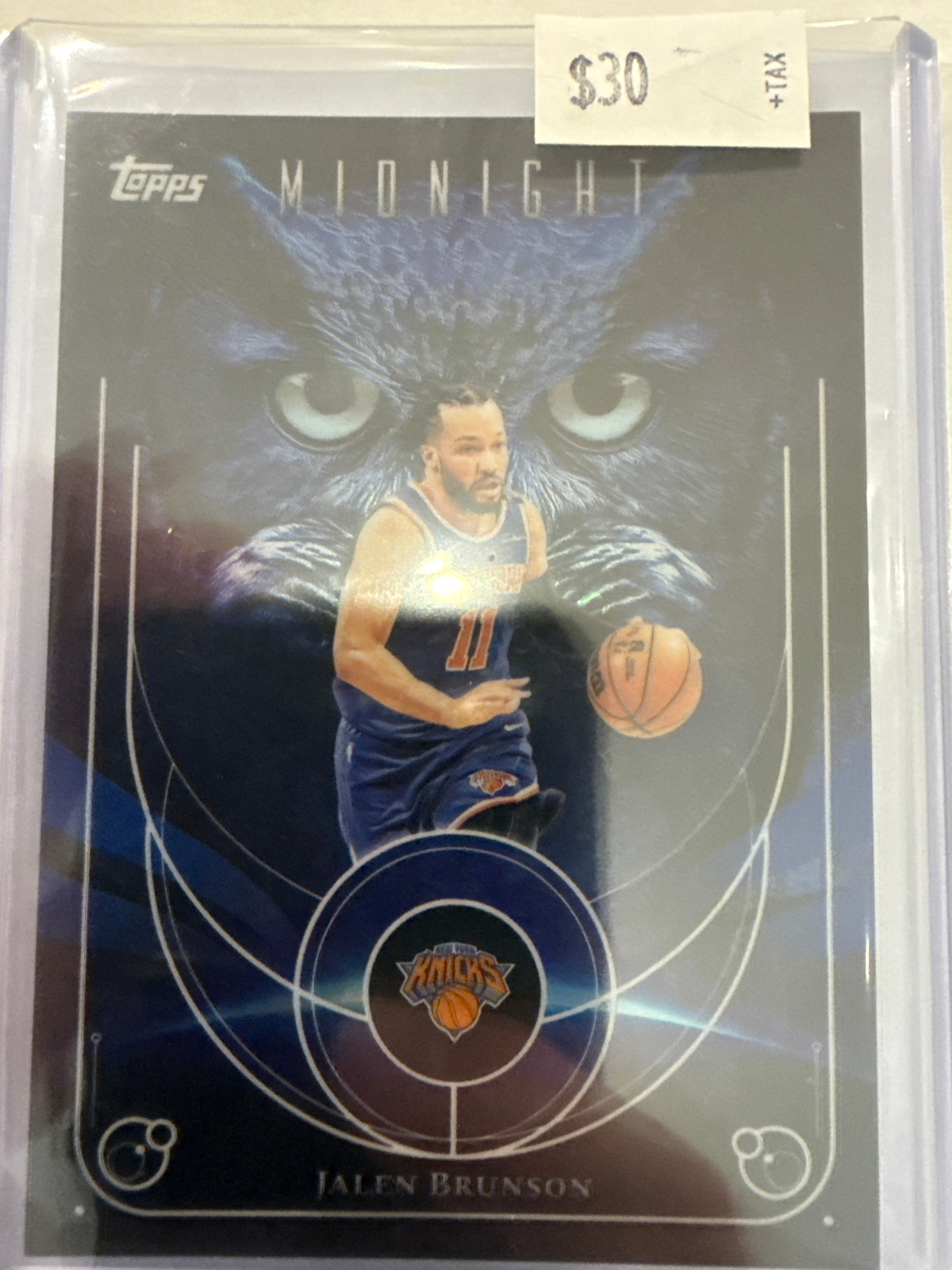 2025 Topps Midnight Jalen Brunson Night Owls