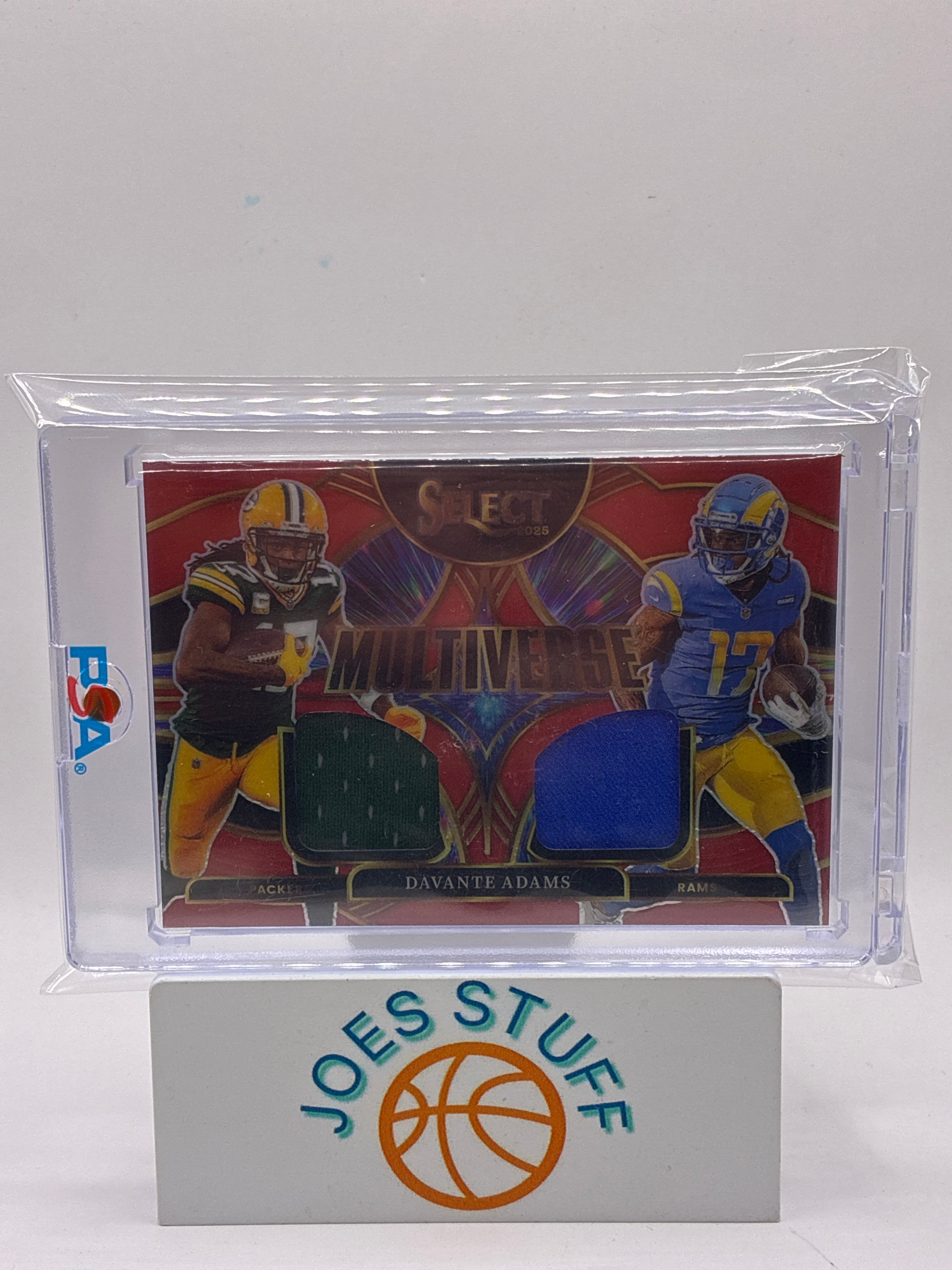2025 Panini Select Davante Adams Multiverse Double Jersey Patch