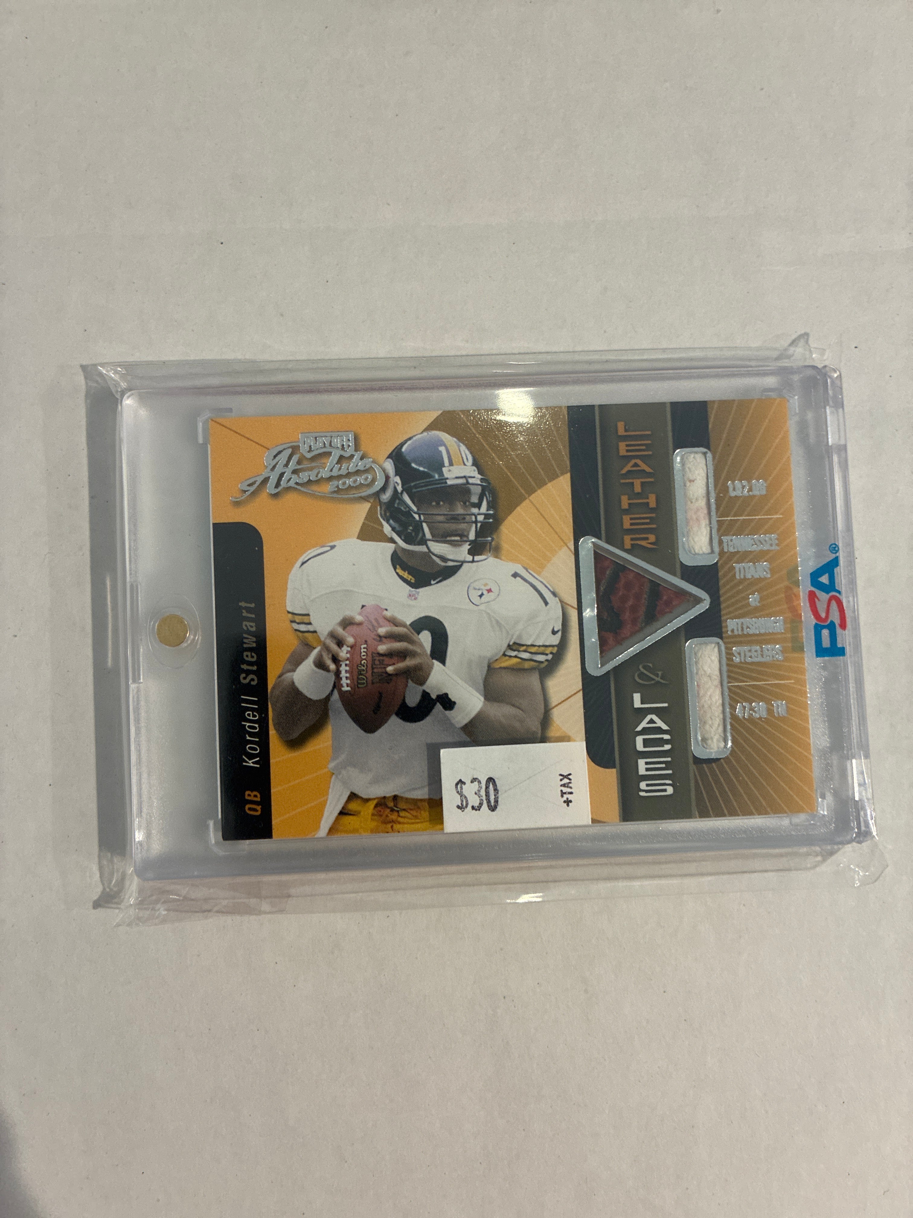 2000 Playoff Absolute Leather & Laces Kordell Steward #KS10 Ball 05/20