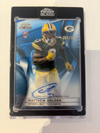 2025 Topps chrome black Matthew golden auto 64/150