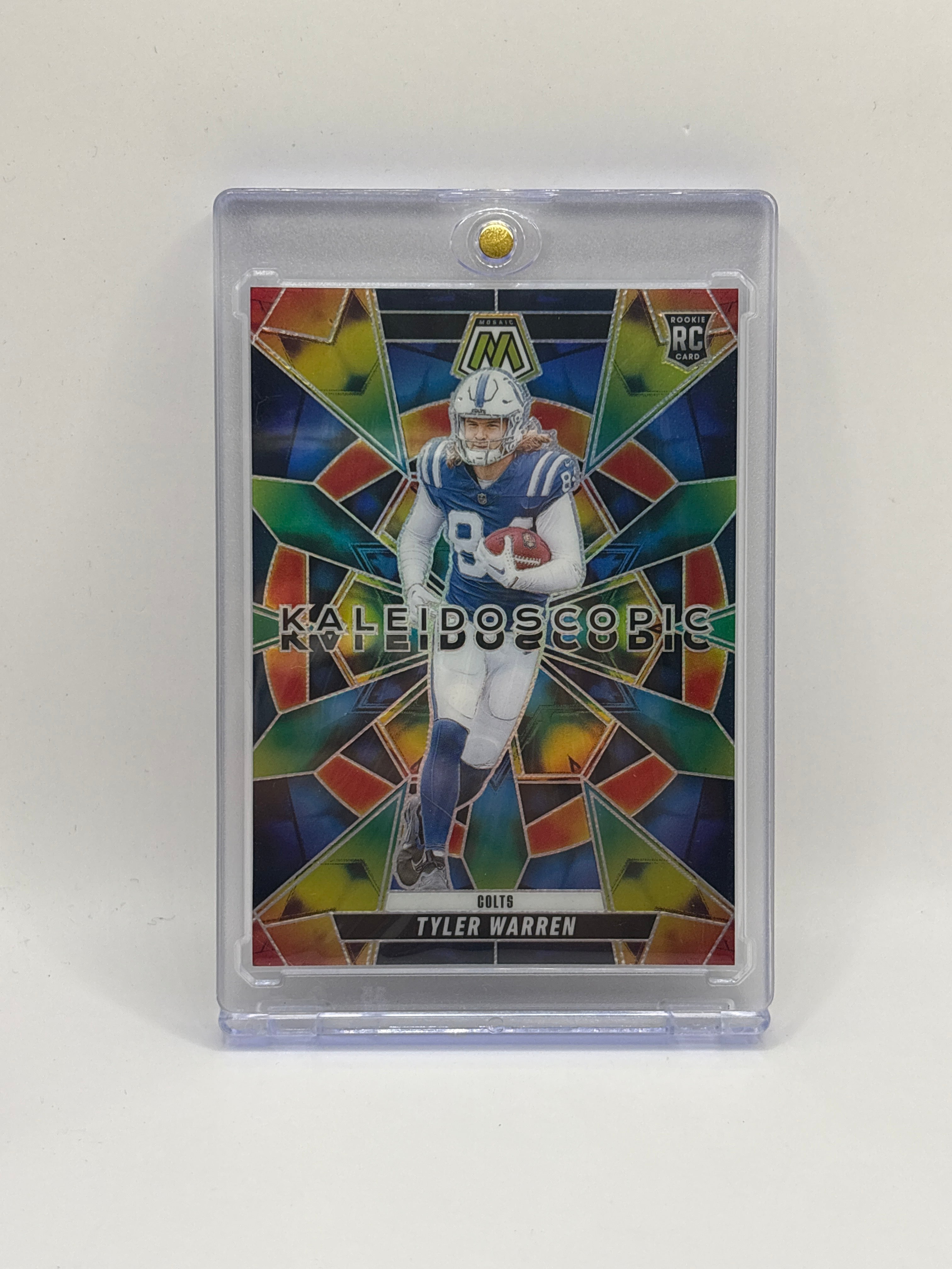 2025 TYLER WARREN PANINI KALEIDOSCOPIC CASE HIT SSP ROOKIE FOOTBALL CARD #16