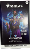 Magic The Gathering: Foundations (Keep Engineering Commander Deck)