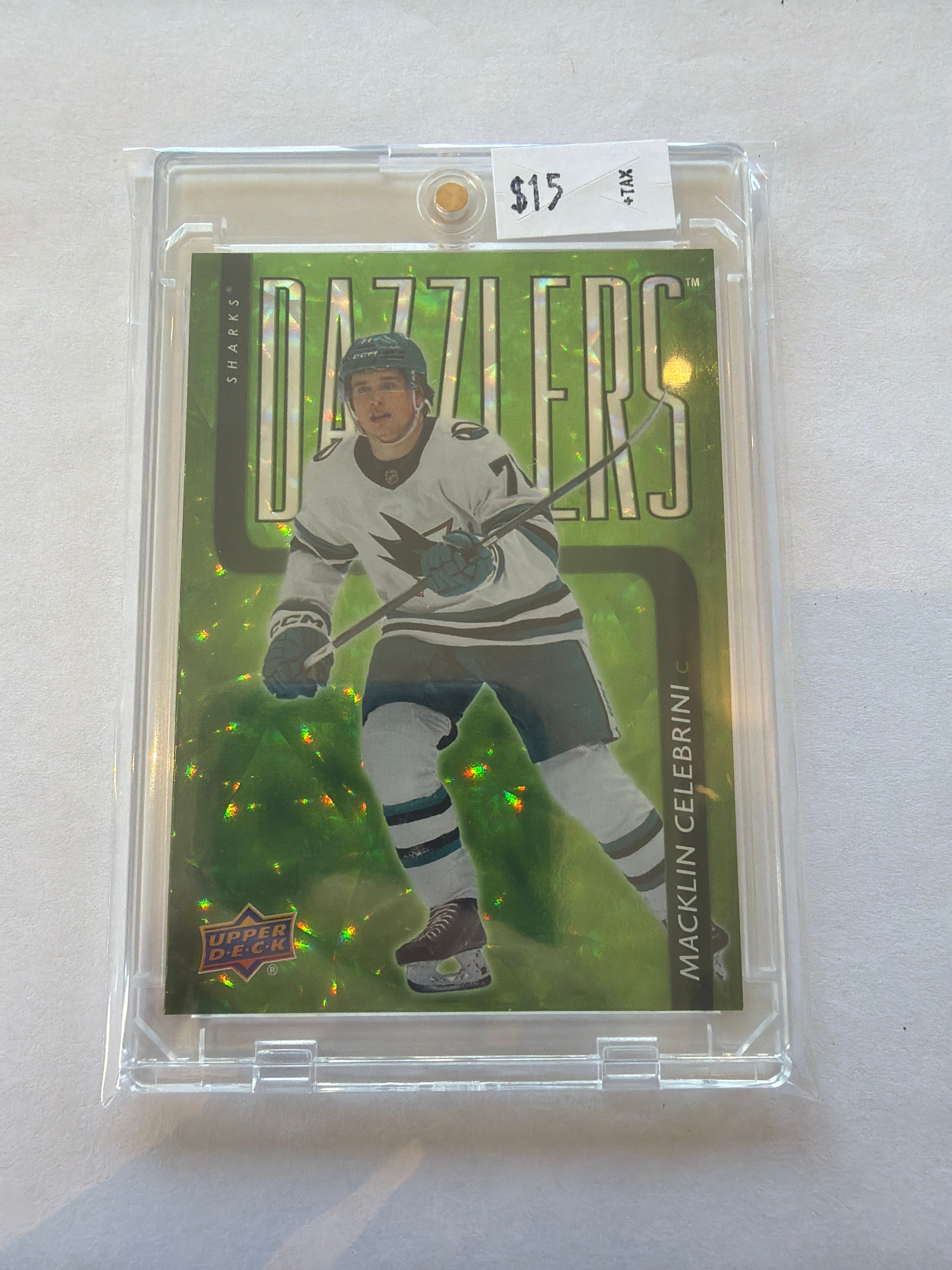 2025/26 upper deck dazzlers Macklin Celebrini