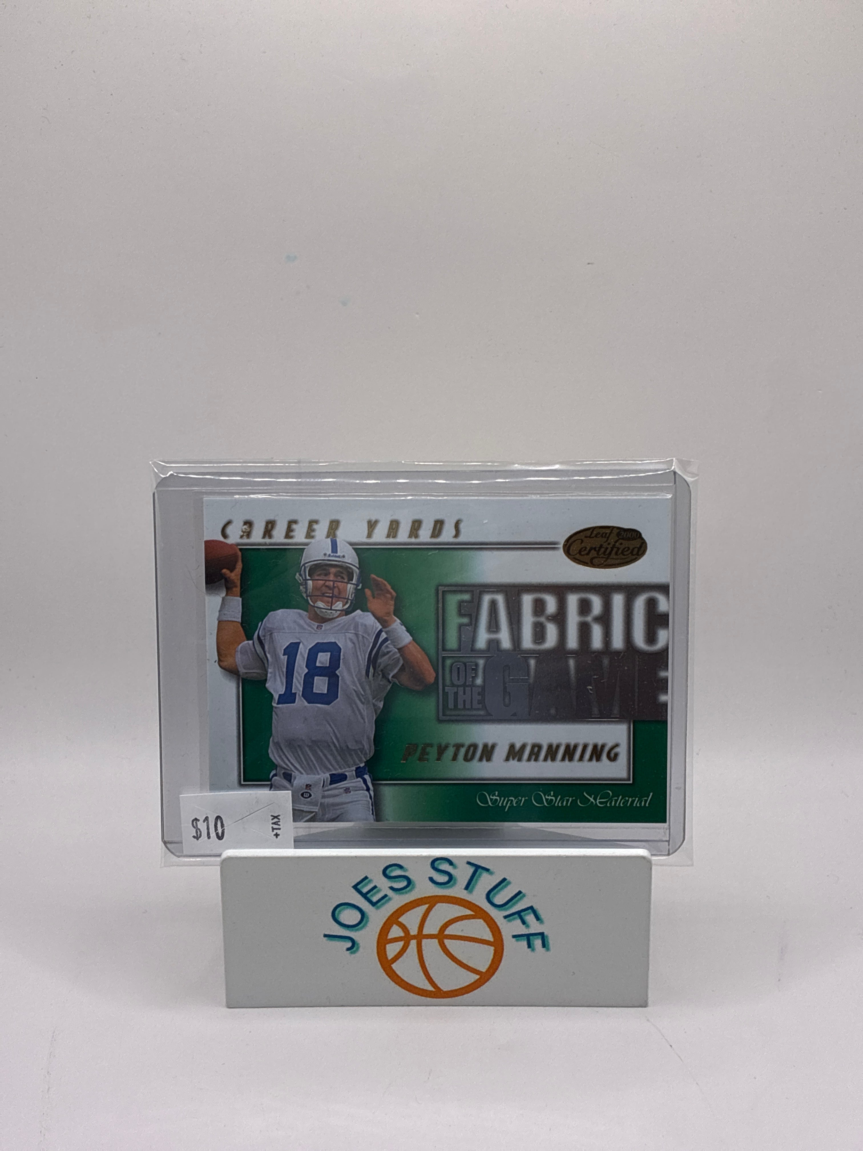 2000 Leaf Certified Fabric of the Game Peyton Manning #FG-61 036/500