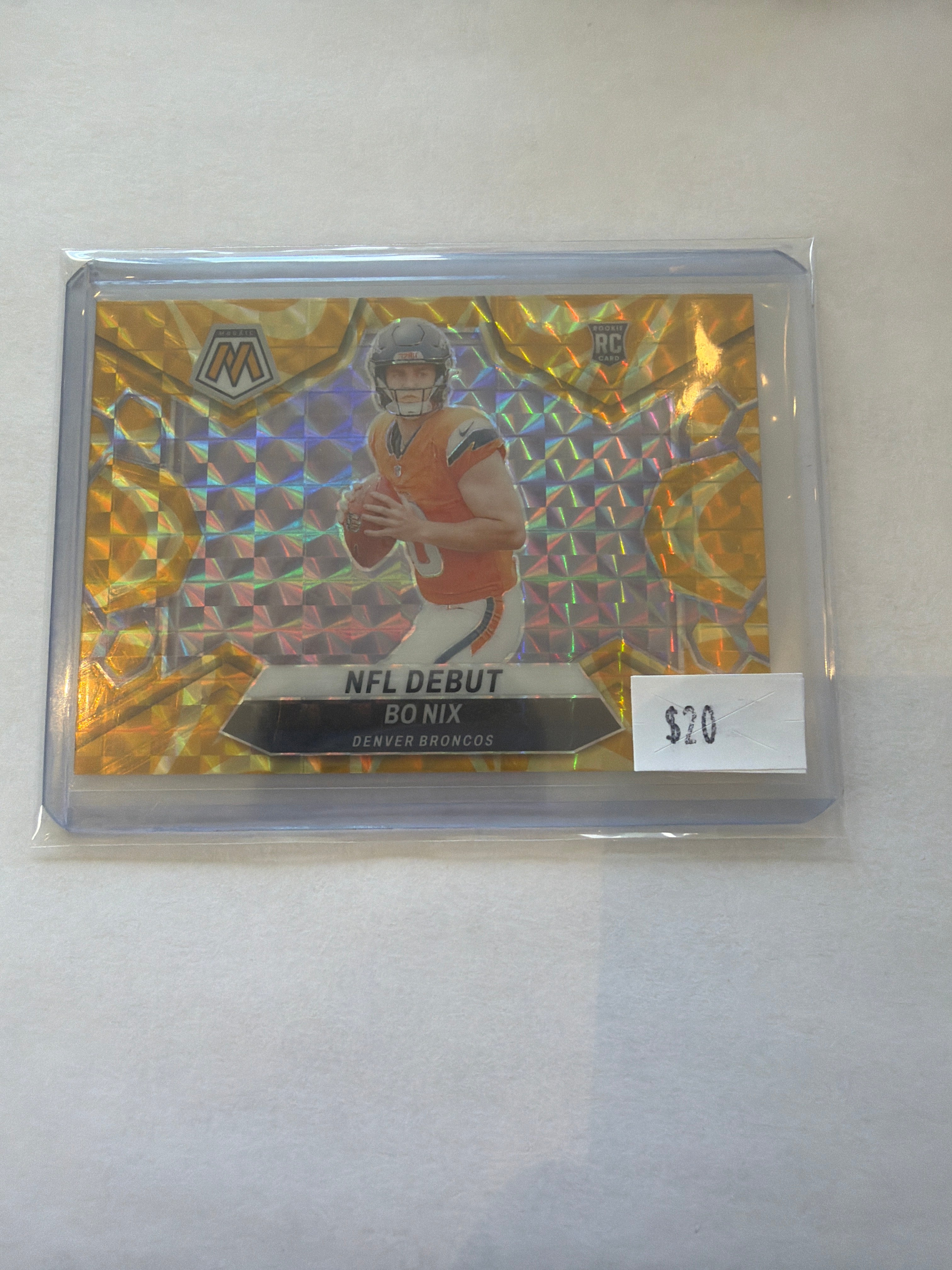 2024 Bo nix mosiac rookie card