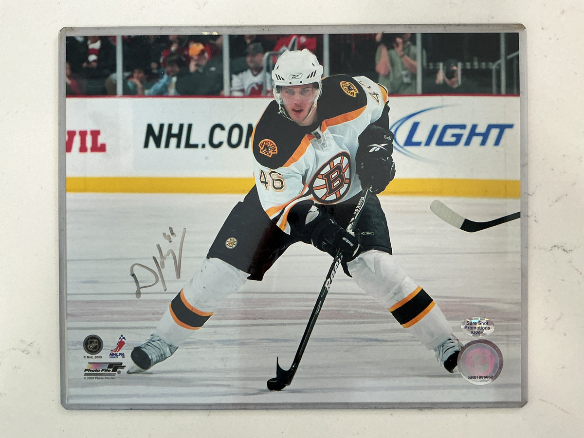 David Krecji 8x10 Autographed Picture