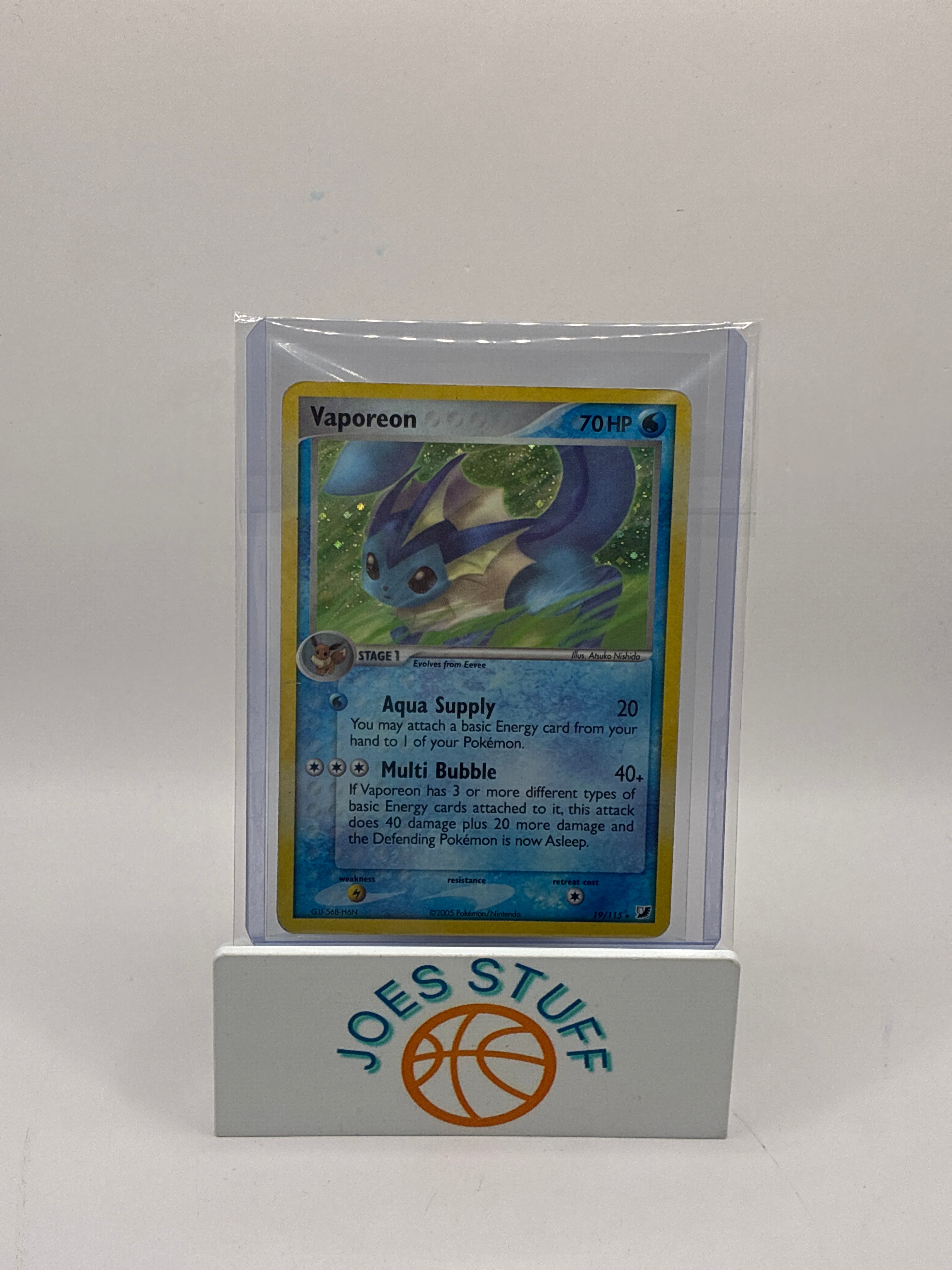 Vaporeon 19/115 Unseen Forces Holo