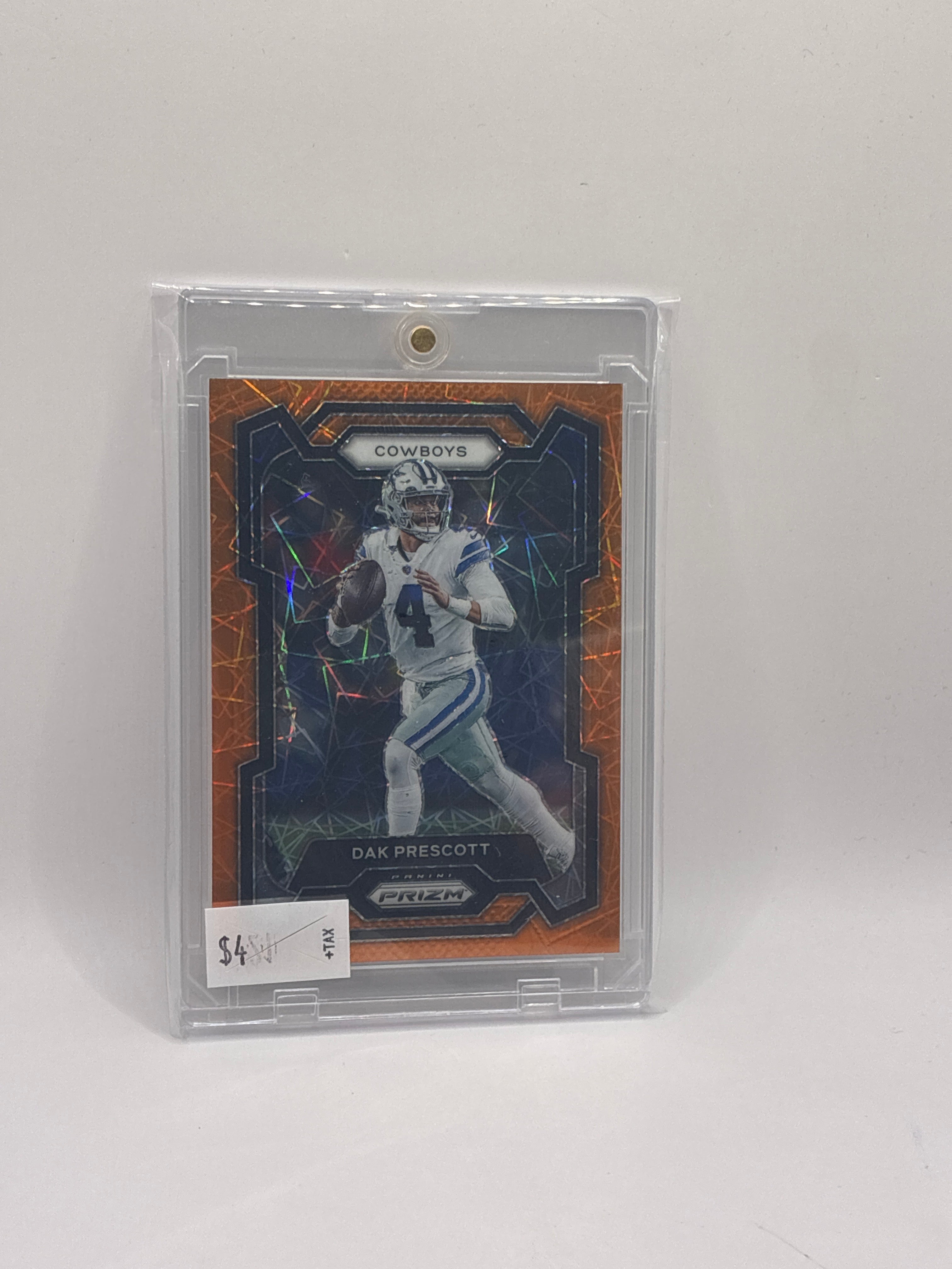 2023 Panini Prizm Dak Prescott Orange Laser