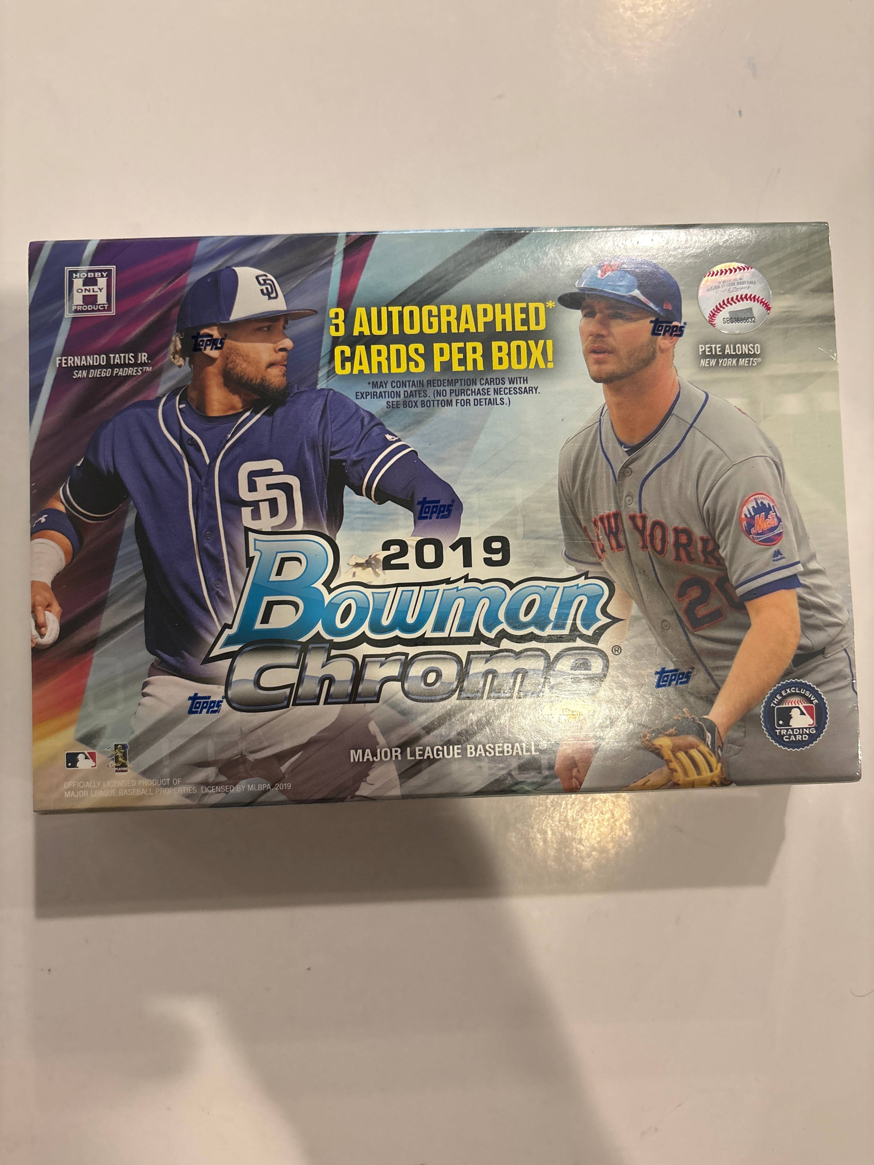 2019 Bowman Chrome Baseball Hobby Box
