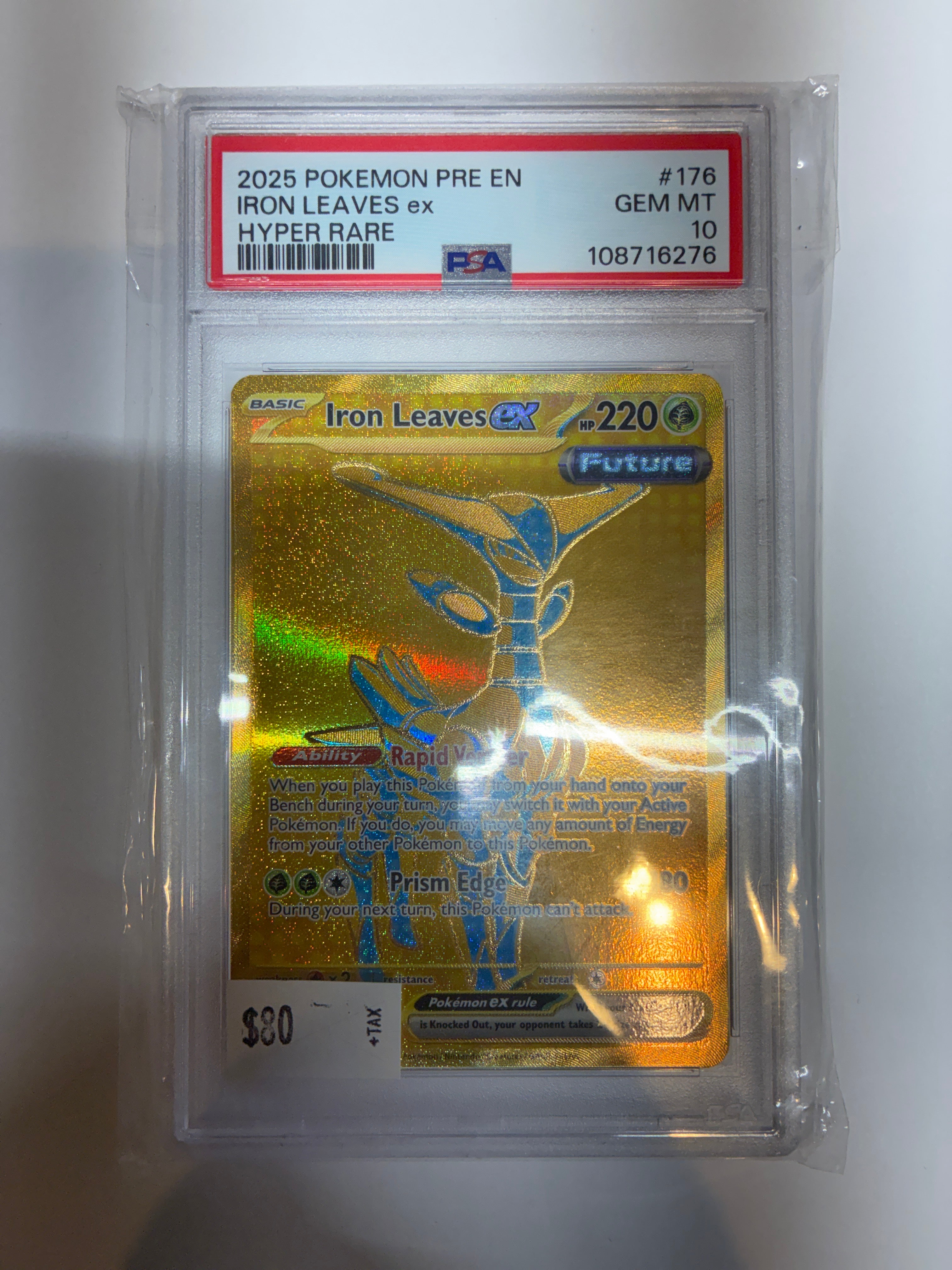 Iron Leaves ex 176/131 Sv: Prismatic Evolutions Holo PSA 10