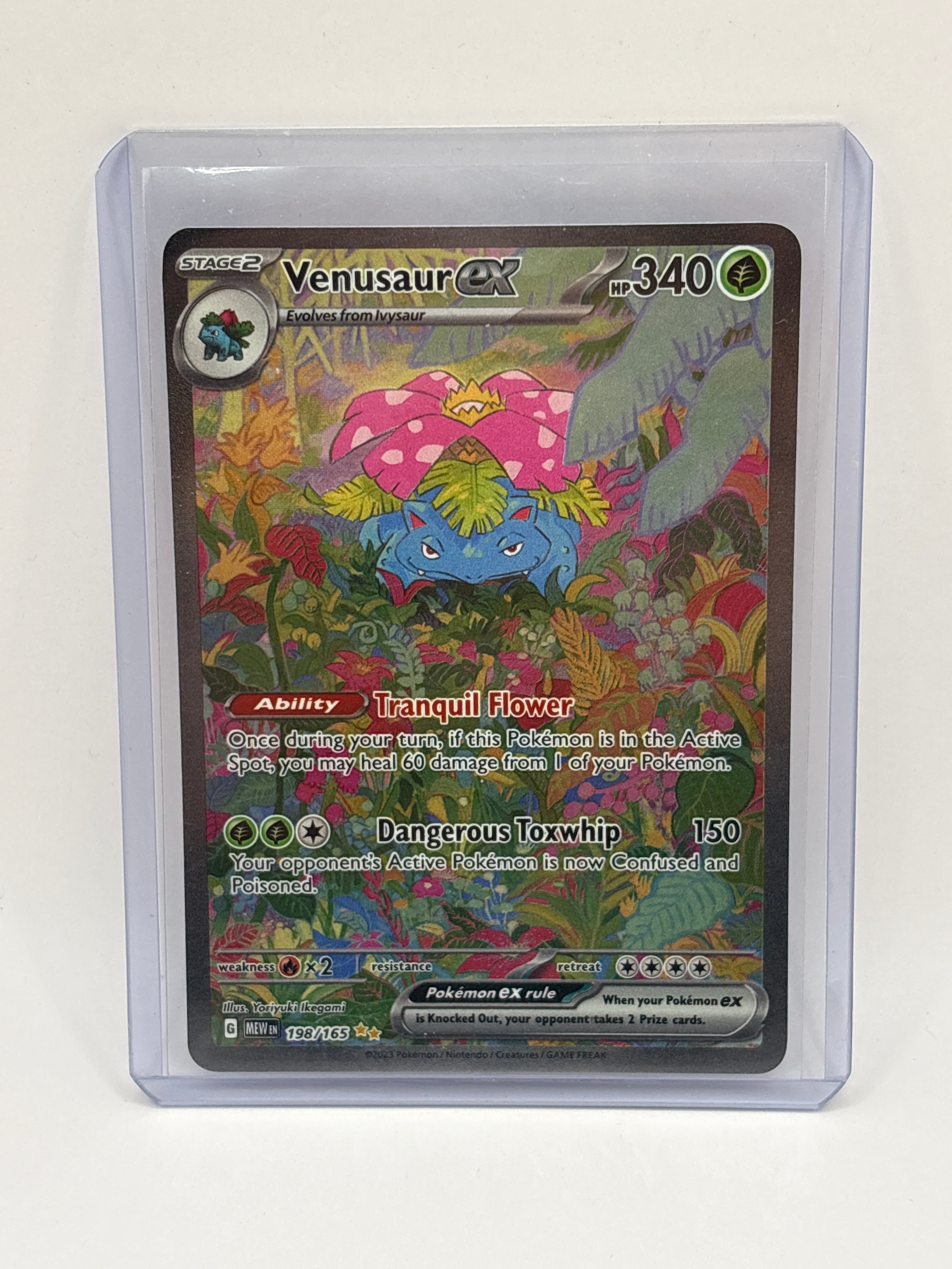 Venusaur ex 198/165 Sv: Scarlet & Violet 151 Holo