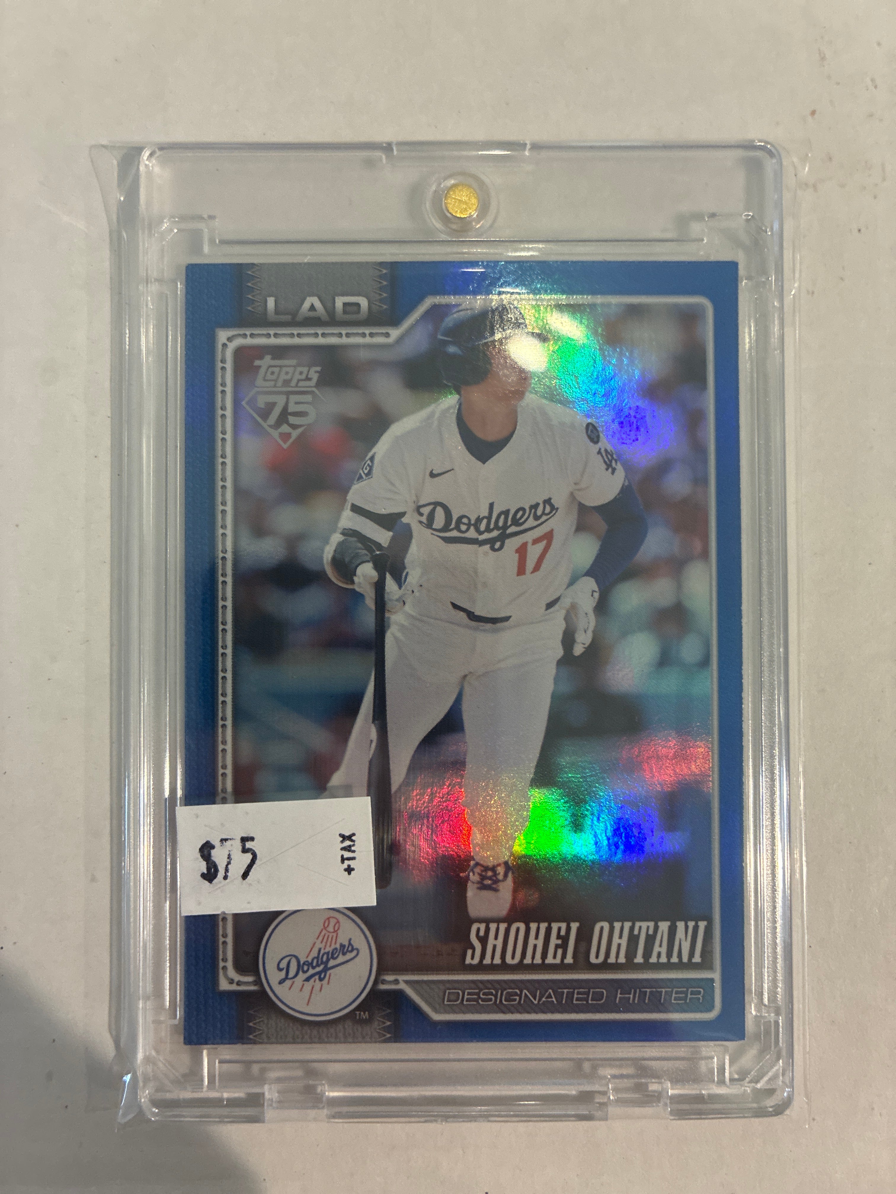 2026 Topps 75th Annivesary Shohei Ohtani Blue Refractor /150