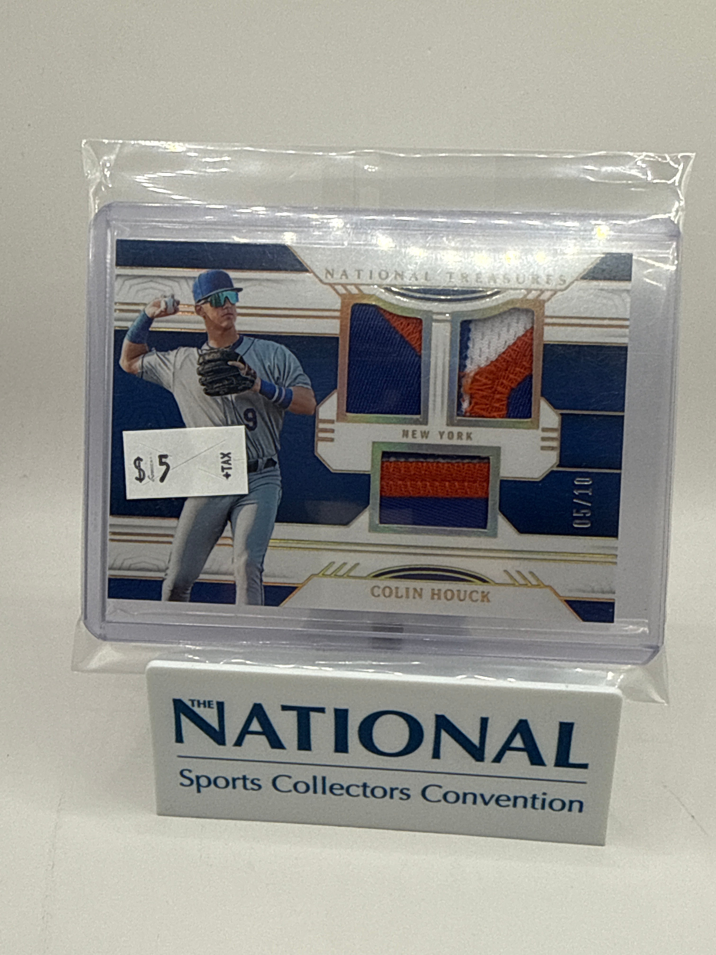 2024 National Treasures Colin Houck Triple Patch 05/10