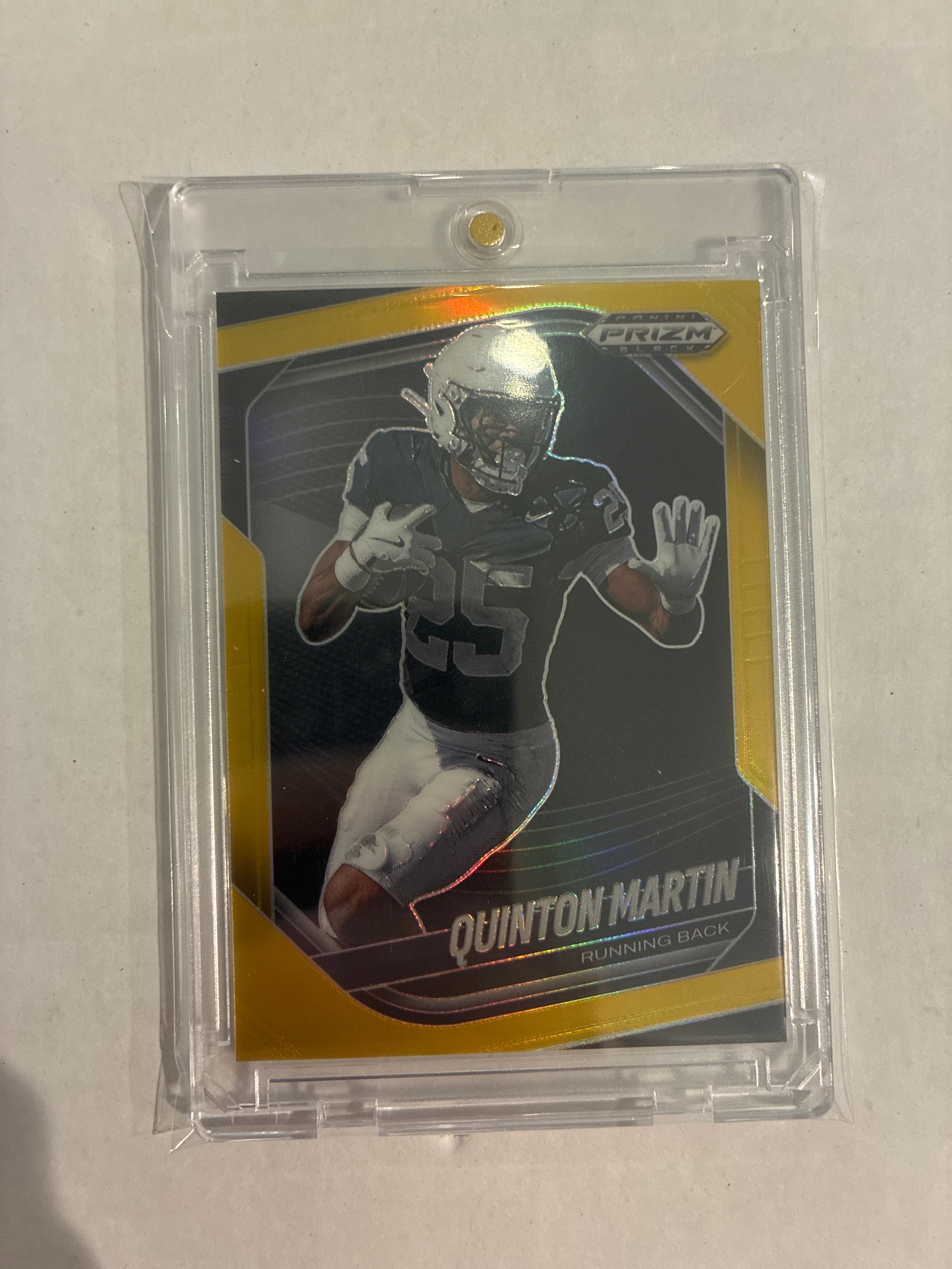 2025 Panini Prizm Black Quinton Martin Prizms Gold 04/10