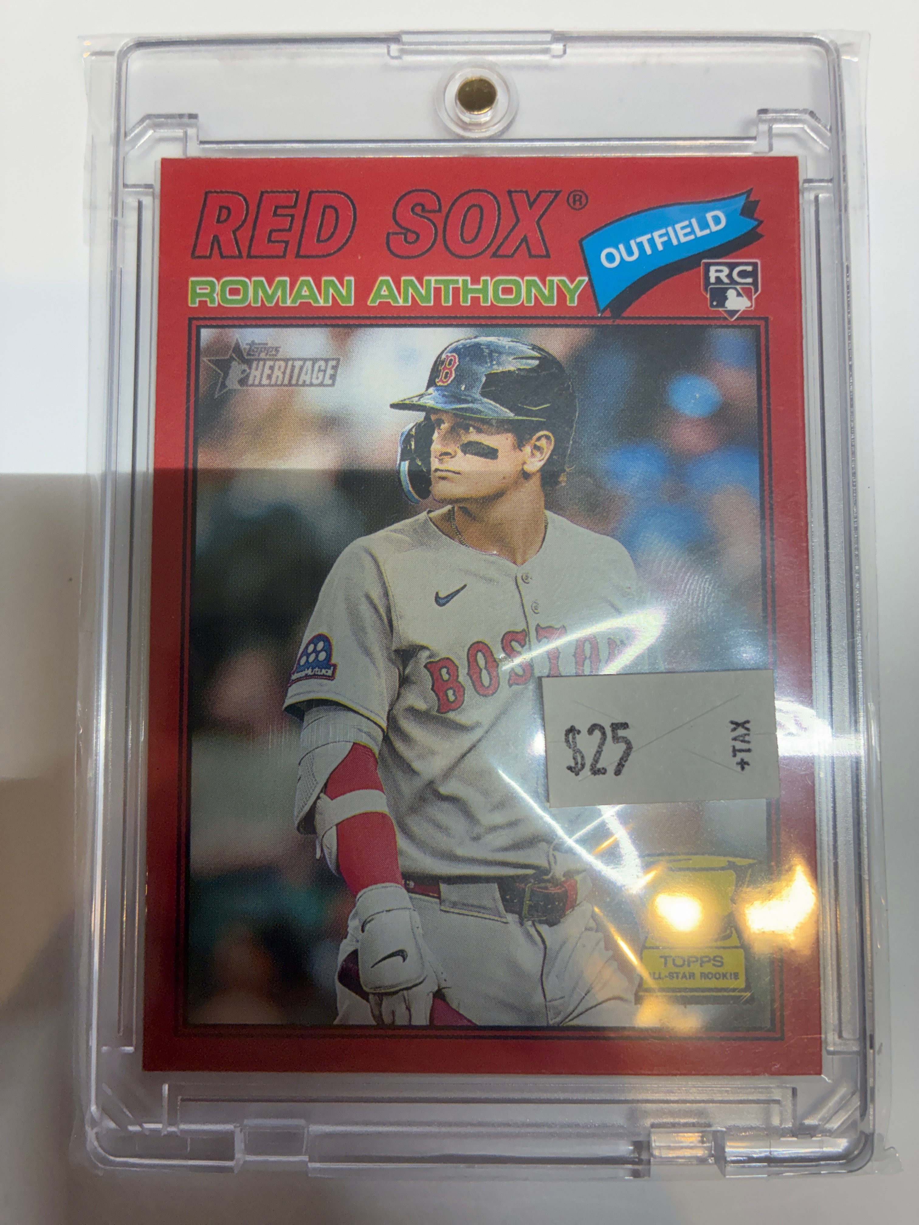 2026 Topps Heritage Roman Anthony #86 Red Border