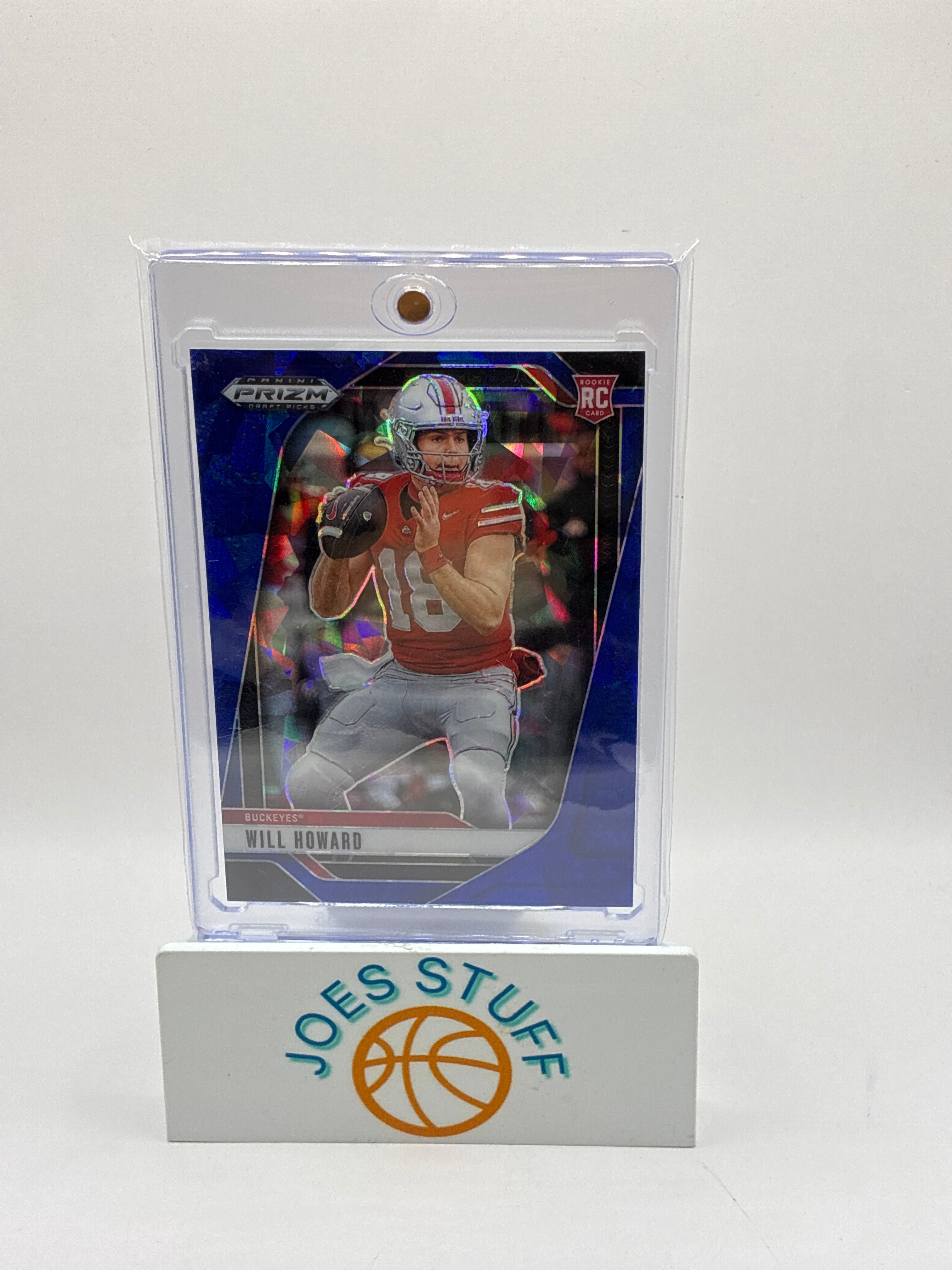2025 Panini Prizm Draft Picks Will Howard #83 Blue Ice Prizm 103/149