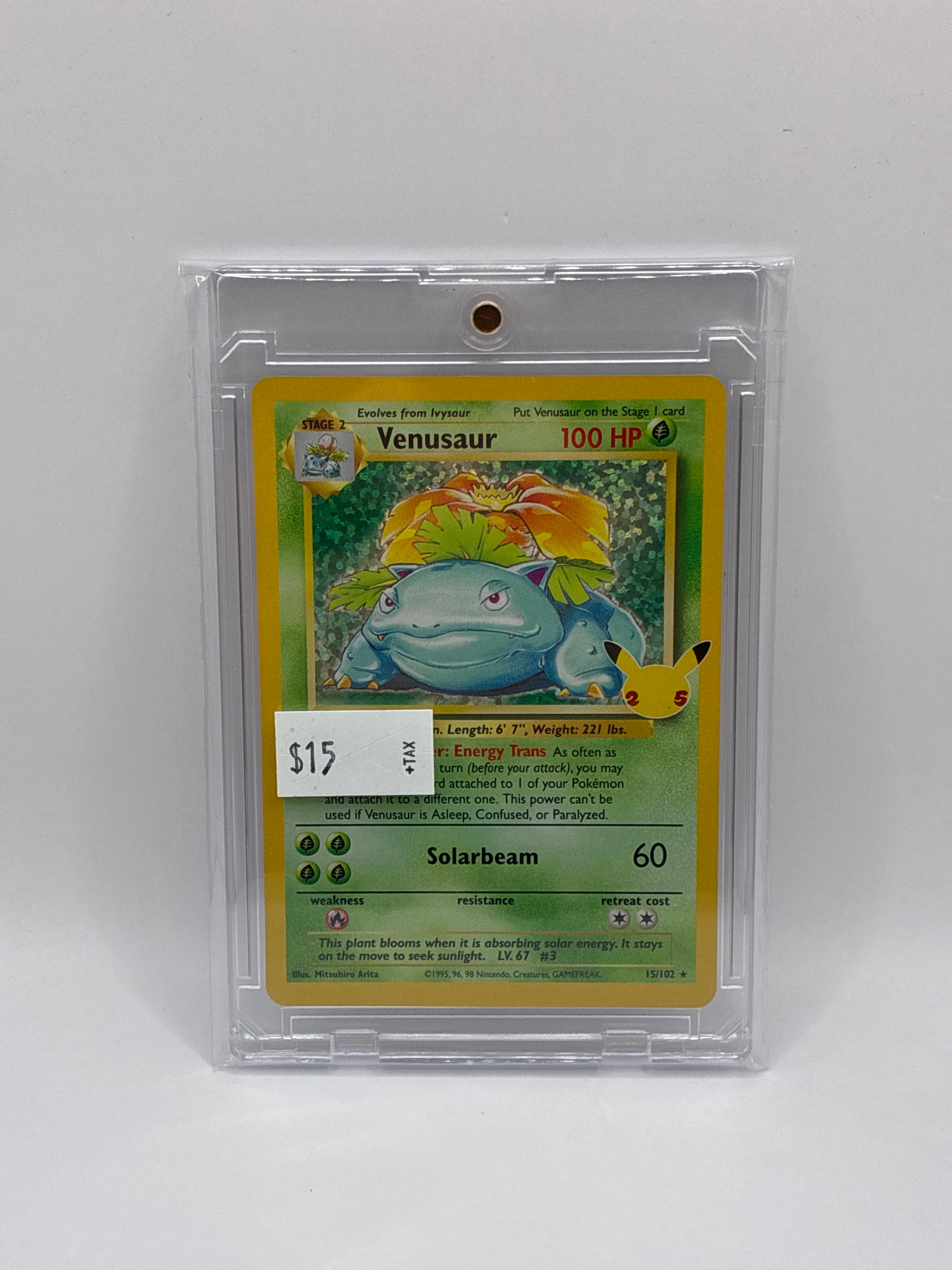 Venesaur 015/102 Base Set Holo