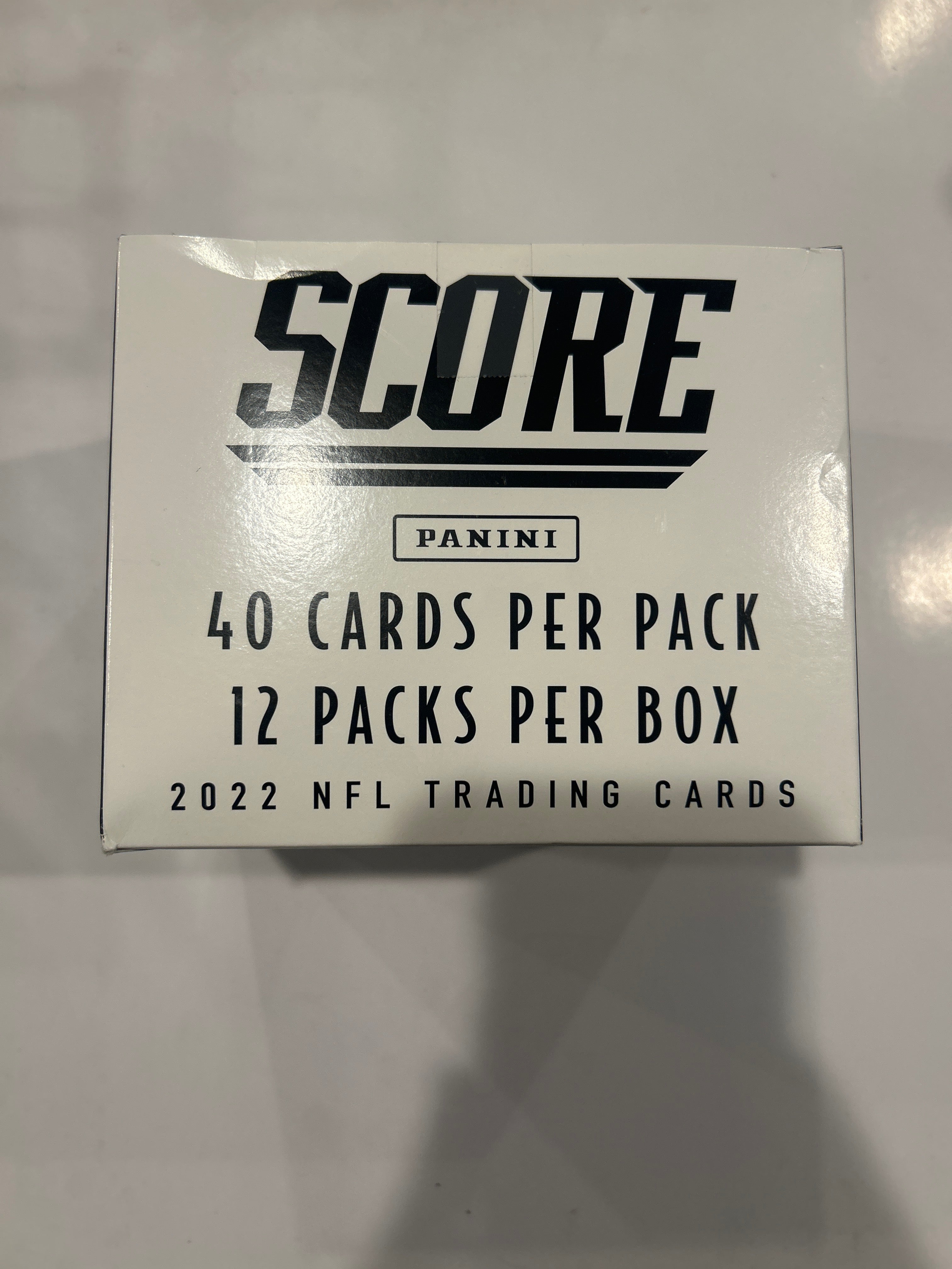 2022 Panini Score Football Fat Pack Box