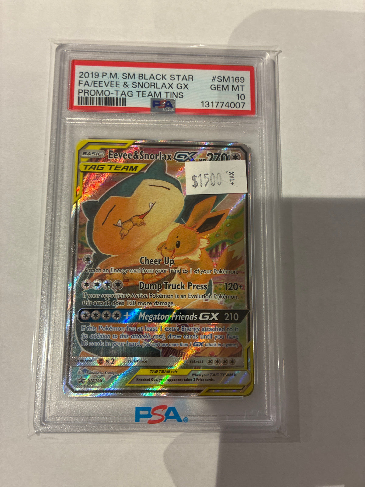 Eevee&Snorlax tagteam promo SM169
