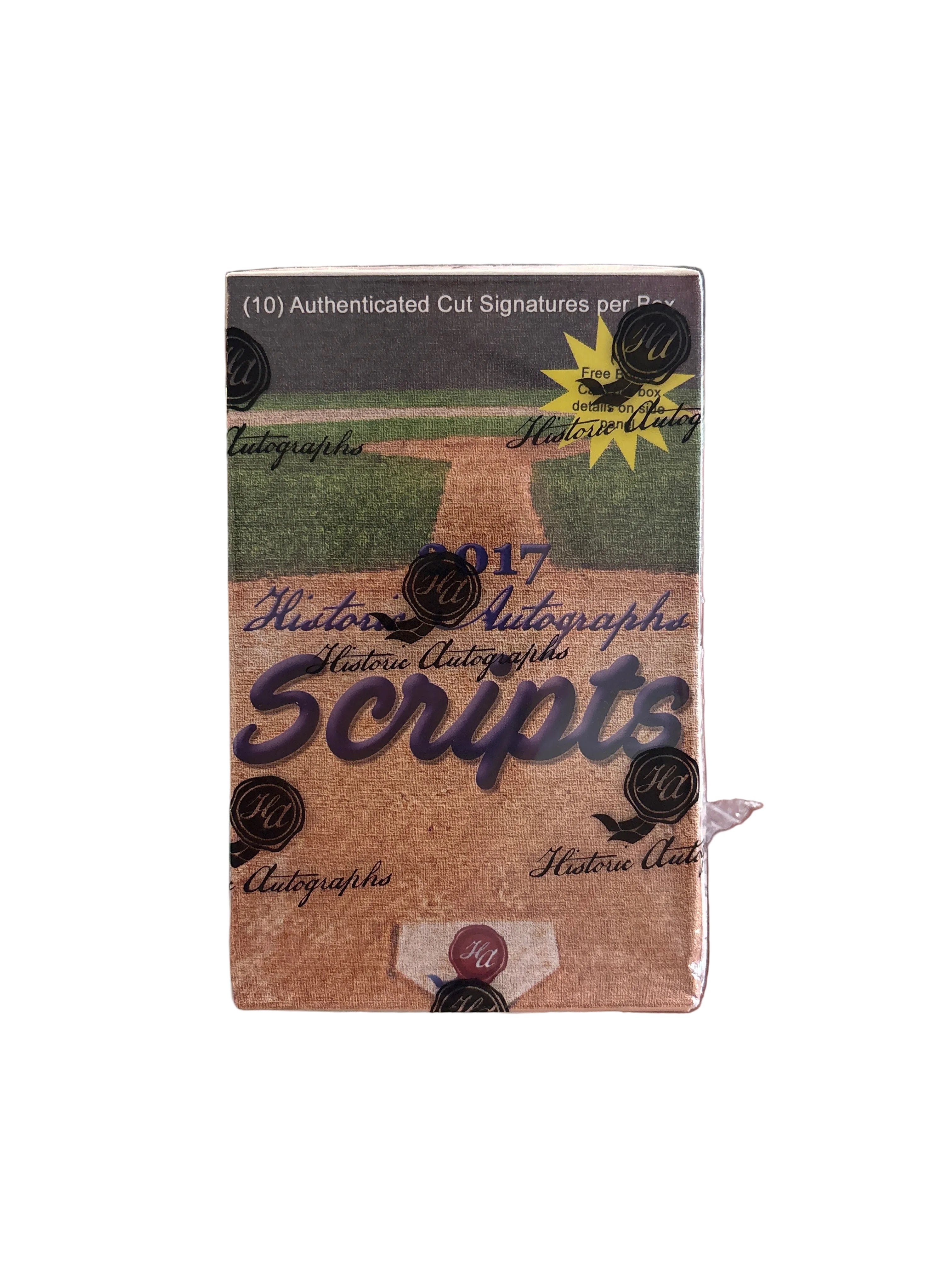 2017 Historical Autographs Scripts Hobby Box