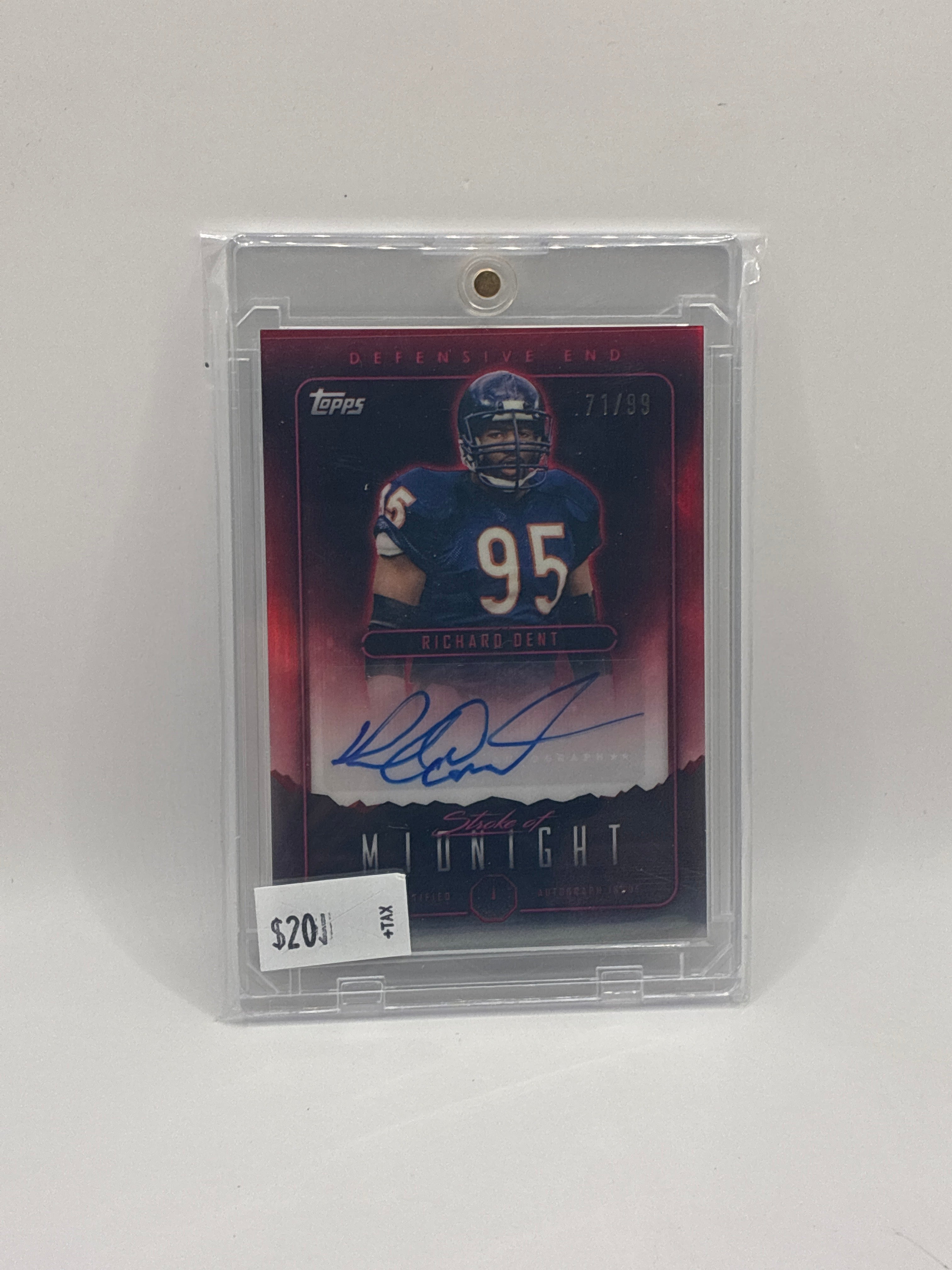 2024 Topps Stoke of Midnight Richard Dent Red Autograph 71/99