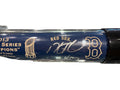 Dustin Peoria Autographed Bat 2013 World Series Bat Inscribed Boston Strong, PSA/DNA Cert