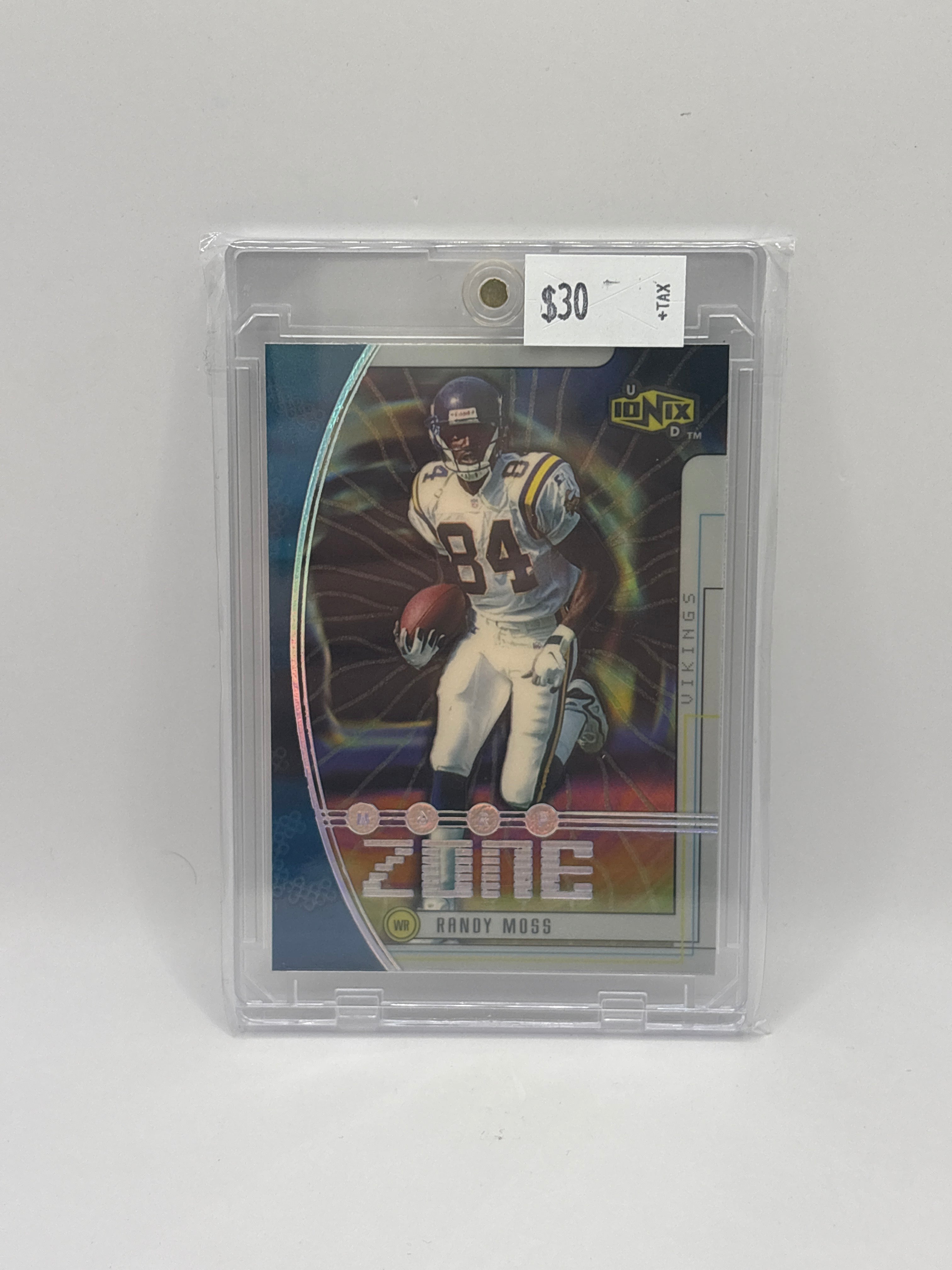 1999 UD Ionix Warp Zone Randy Moss #WZ11