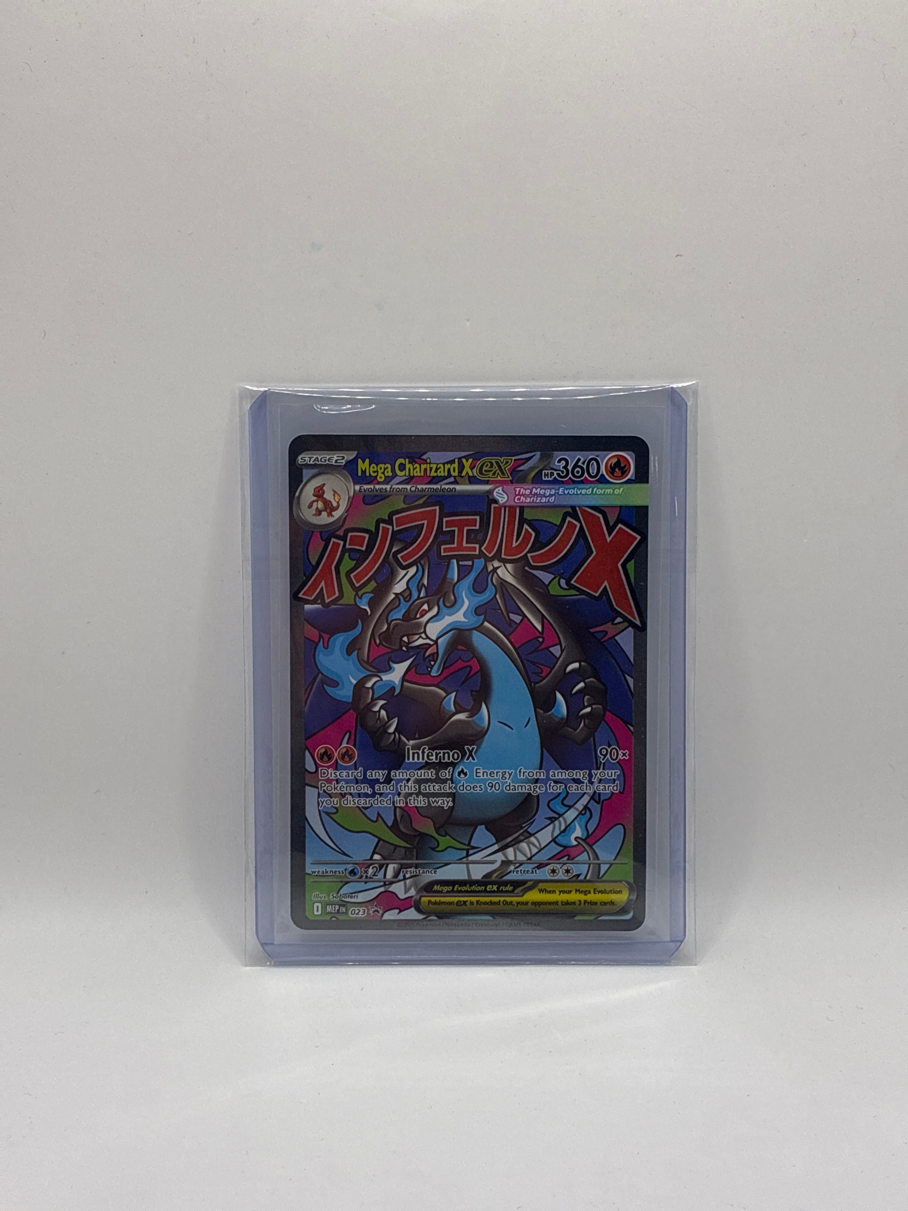 Mega Charizard X ex 023 Me: Mega Evolution Promo Holo