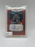2022 Prizm Draft Picks Jalen Williams red scope autograph 34/88