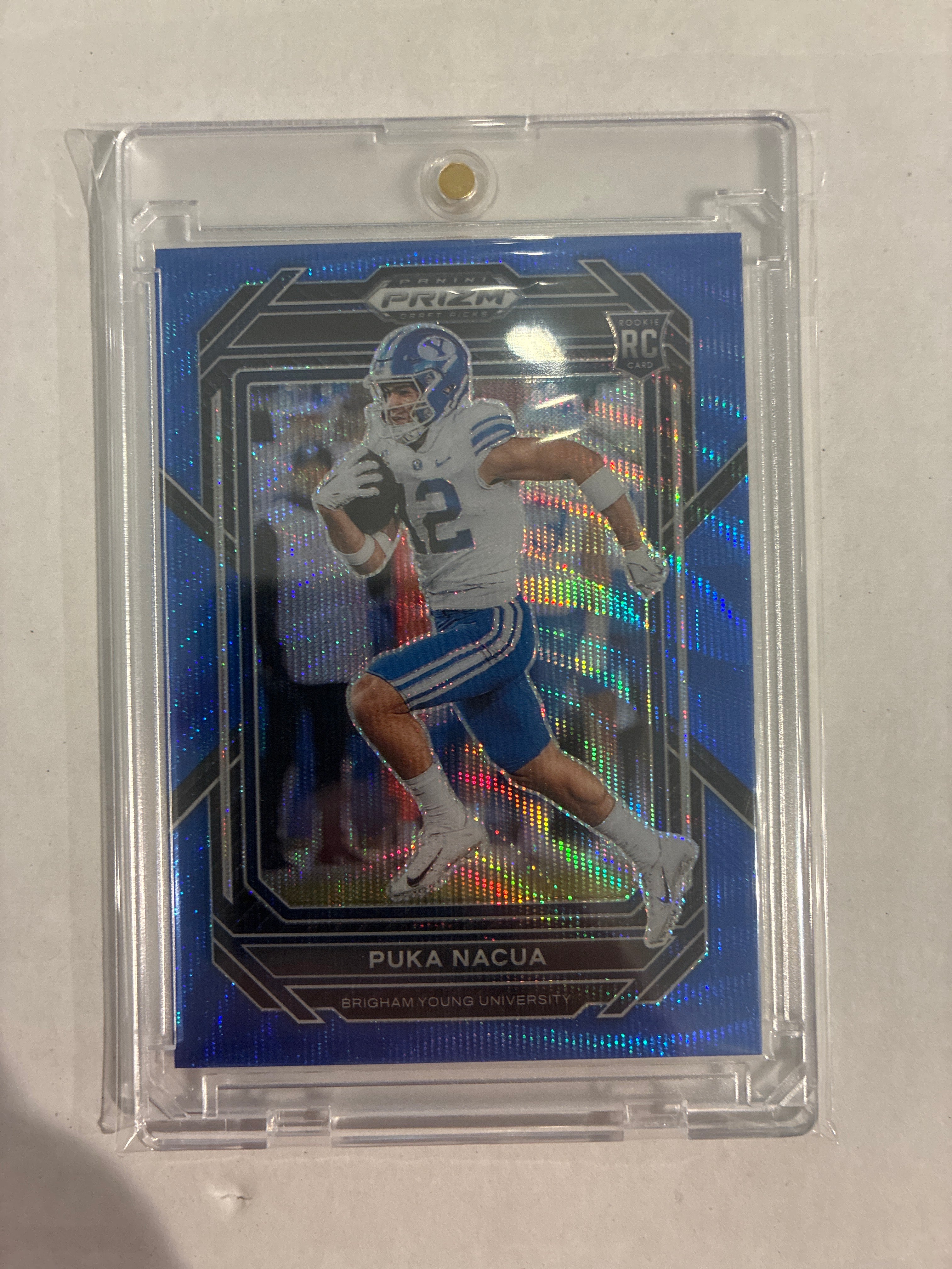 2023 Panini Prizm Puka Nacua Draft Picks Blue Wave Prizm 173/249