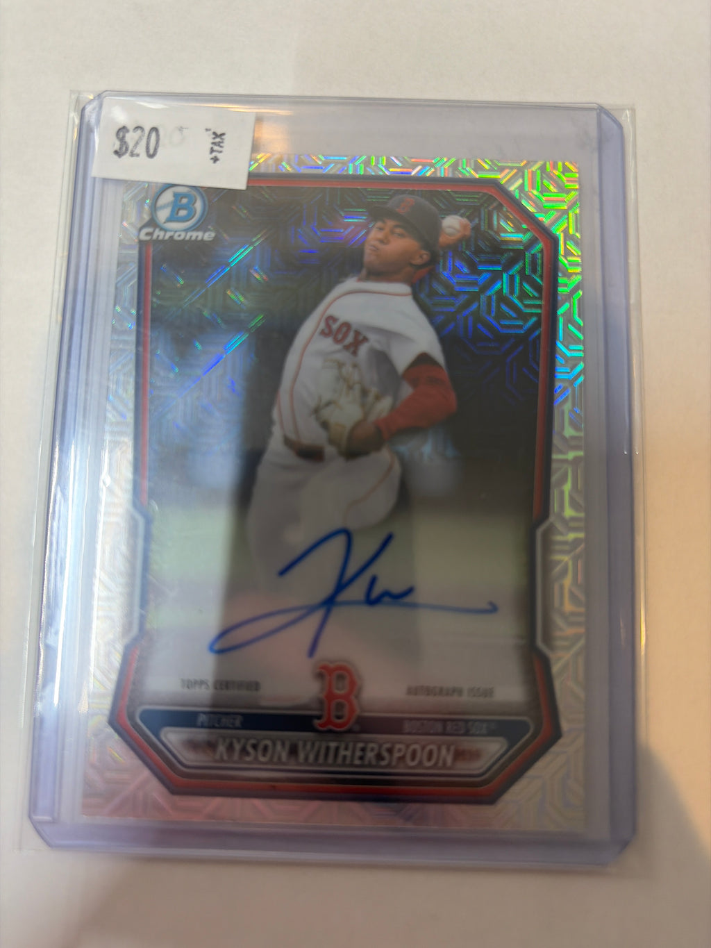 2026 Topps chrome Kyson Witherspoon auto