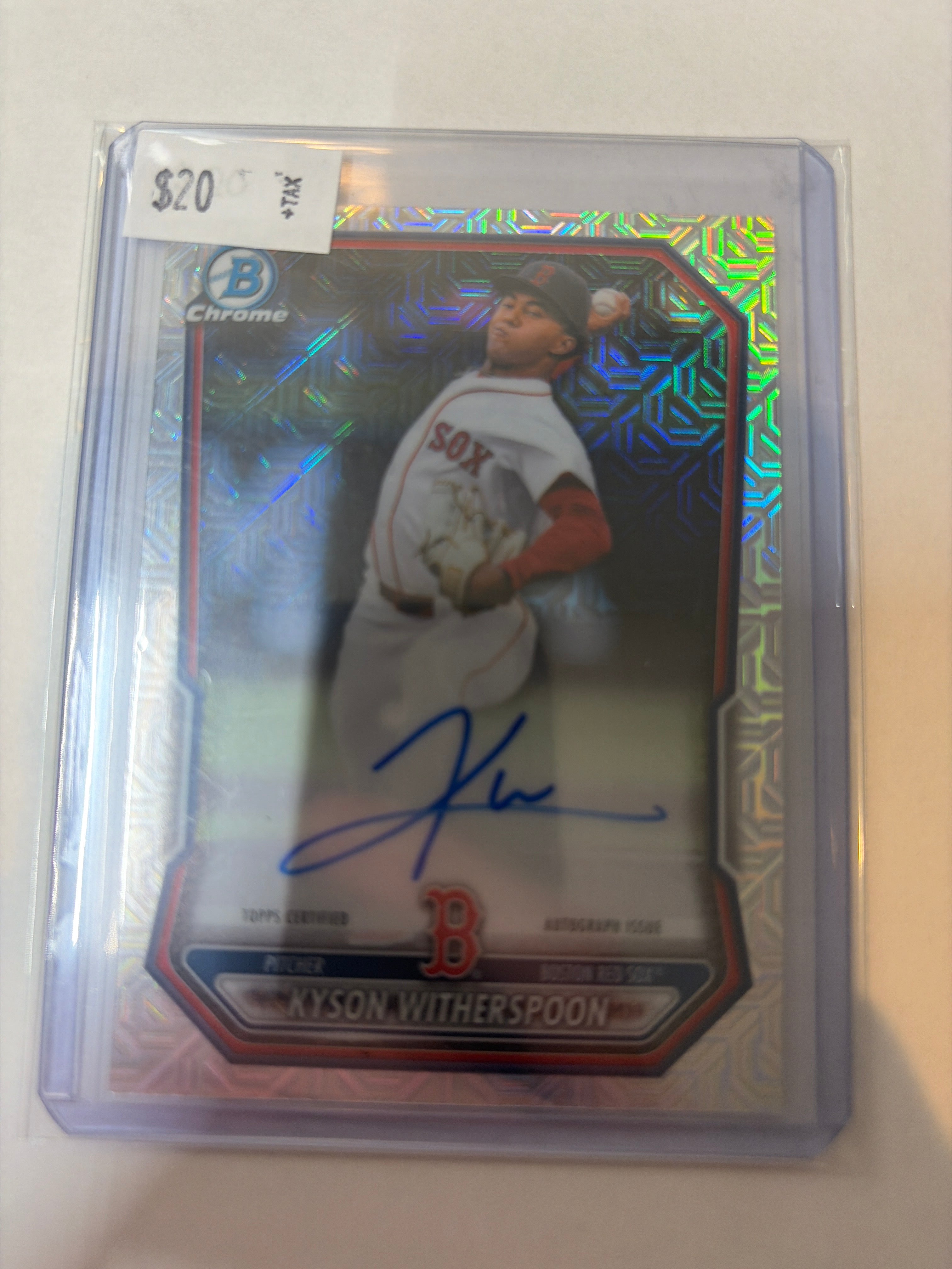 2026 Topps chrome Kyson Witherspoon auto