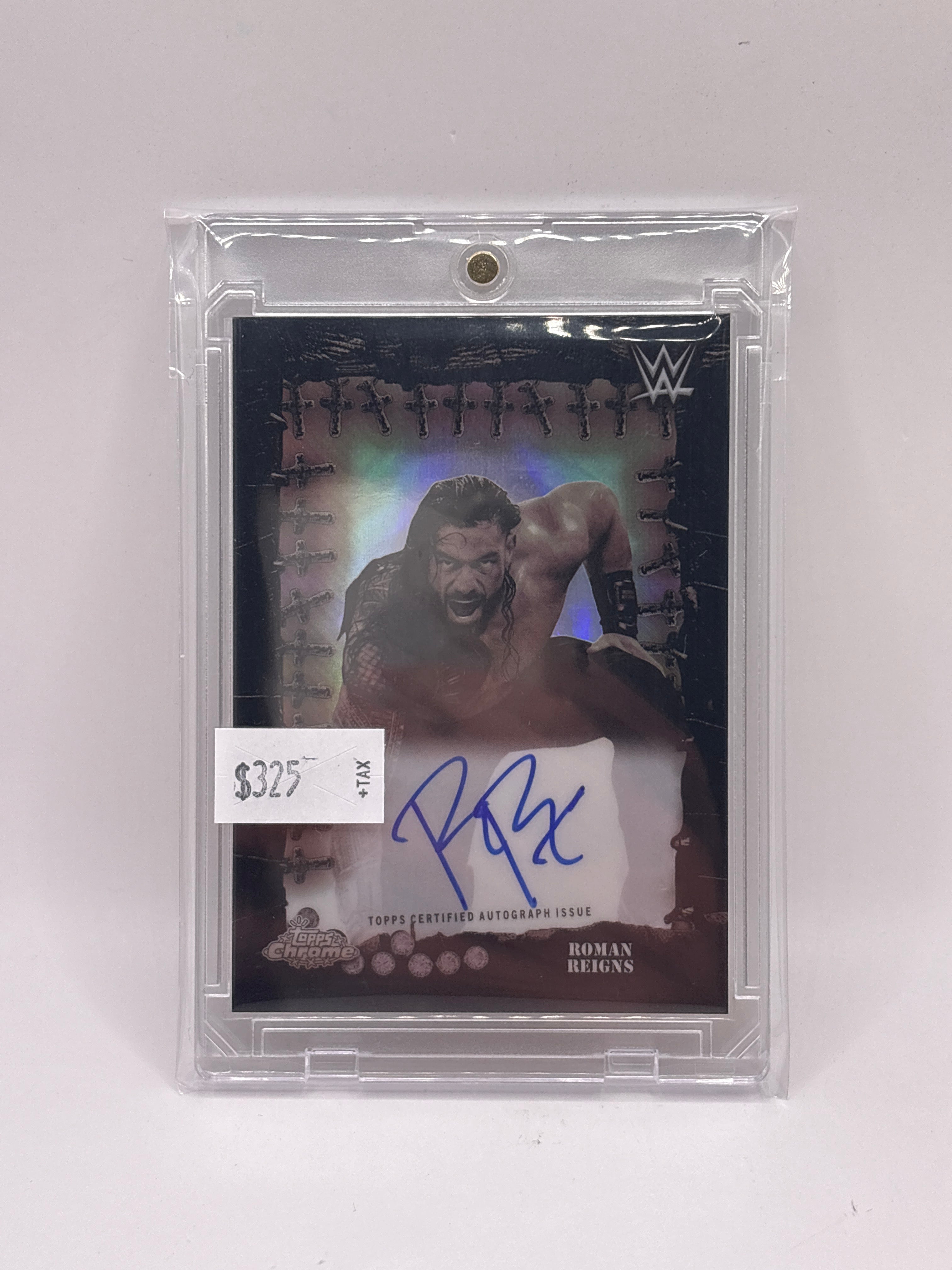 2025 Topps Chrome WWE X Cactus Jack Famed Phantoms Autographs Roman Reigns #FPA-ROM