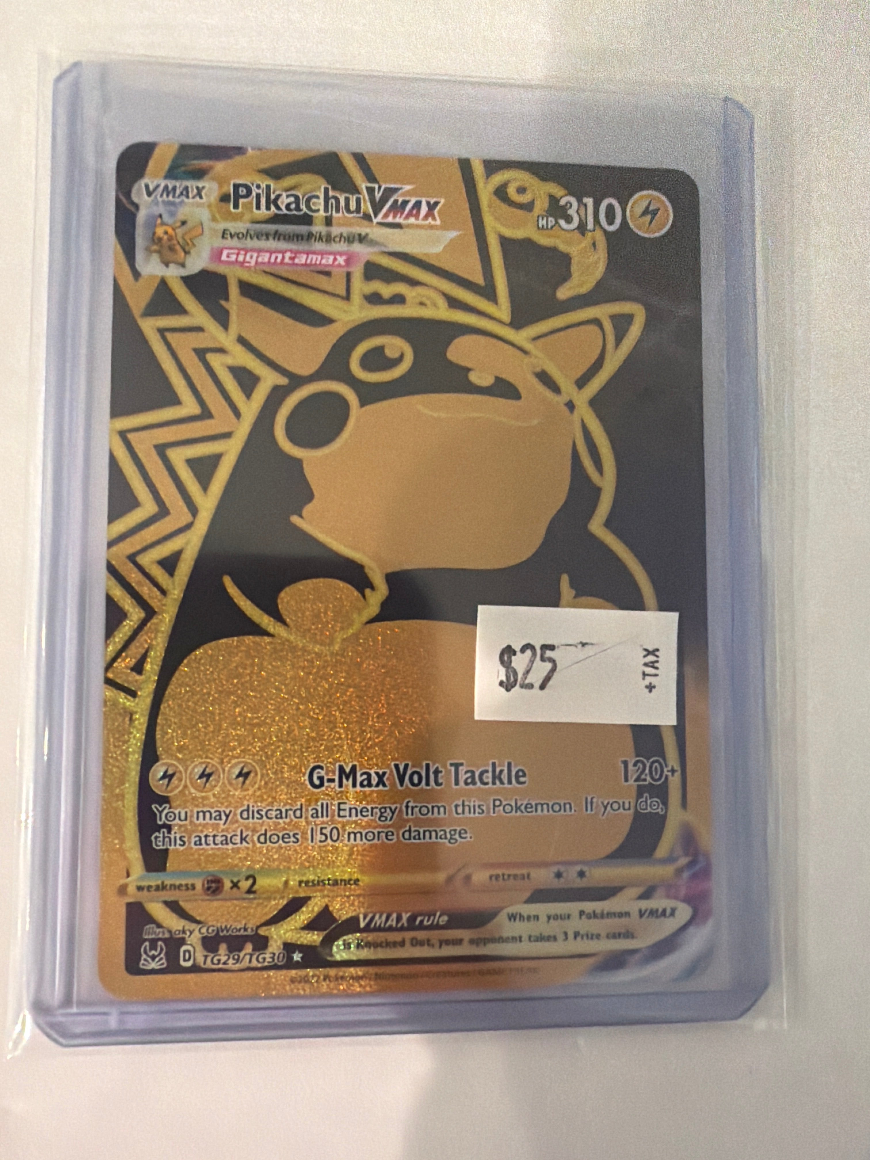 Pikachu vmax tg29 tg30