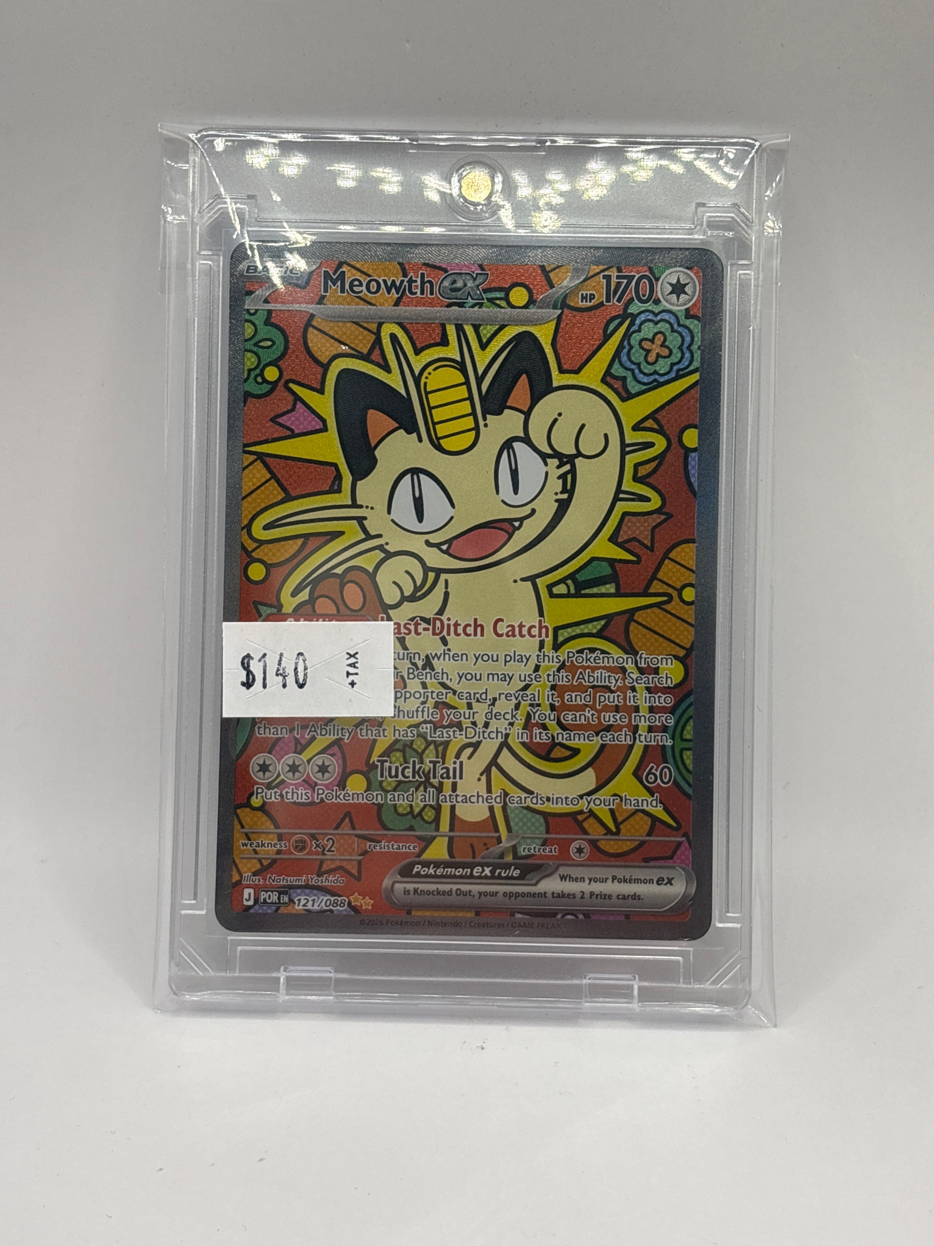 Meowth ex 121/088 Me03: Perfect Order Holo