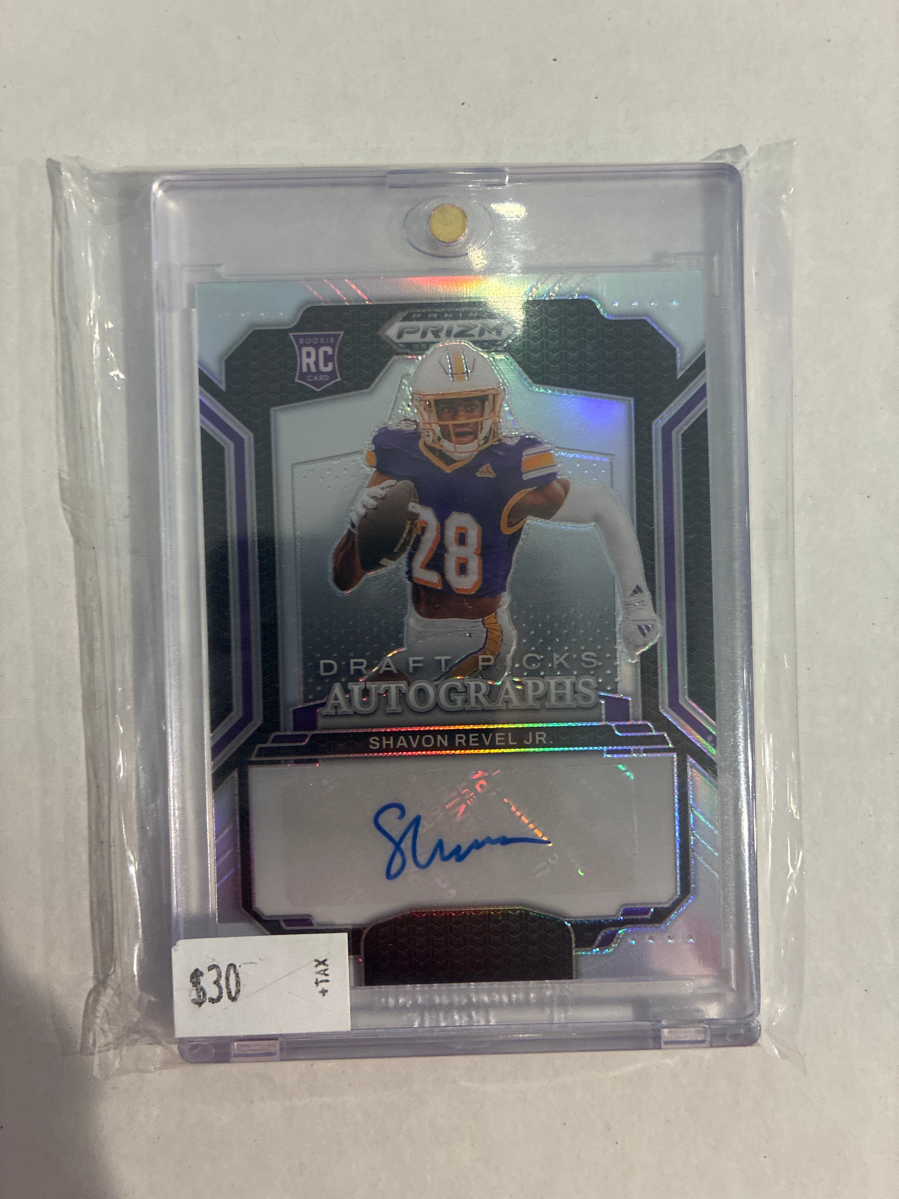 2025 Panini Prizm Draft Picks Shavon Revel Jr. Draft Picks Autographs #DPA-SRL