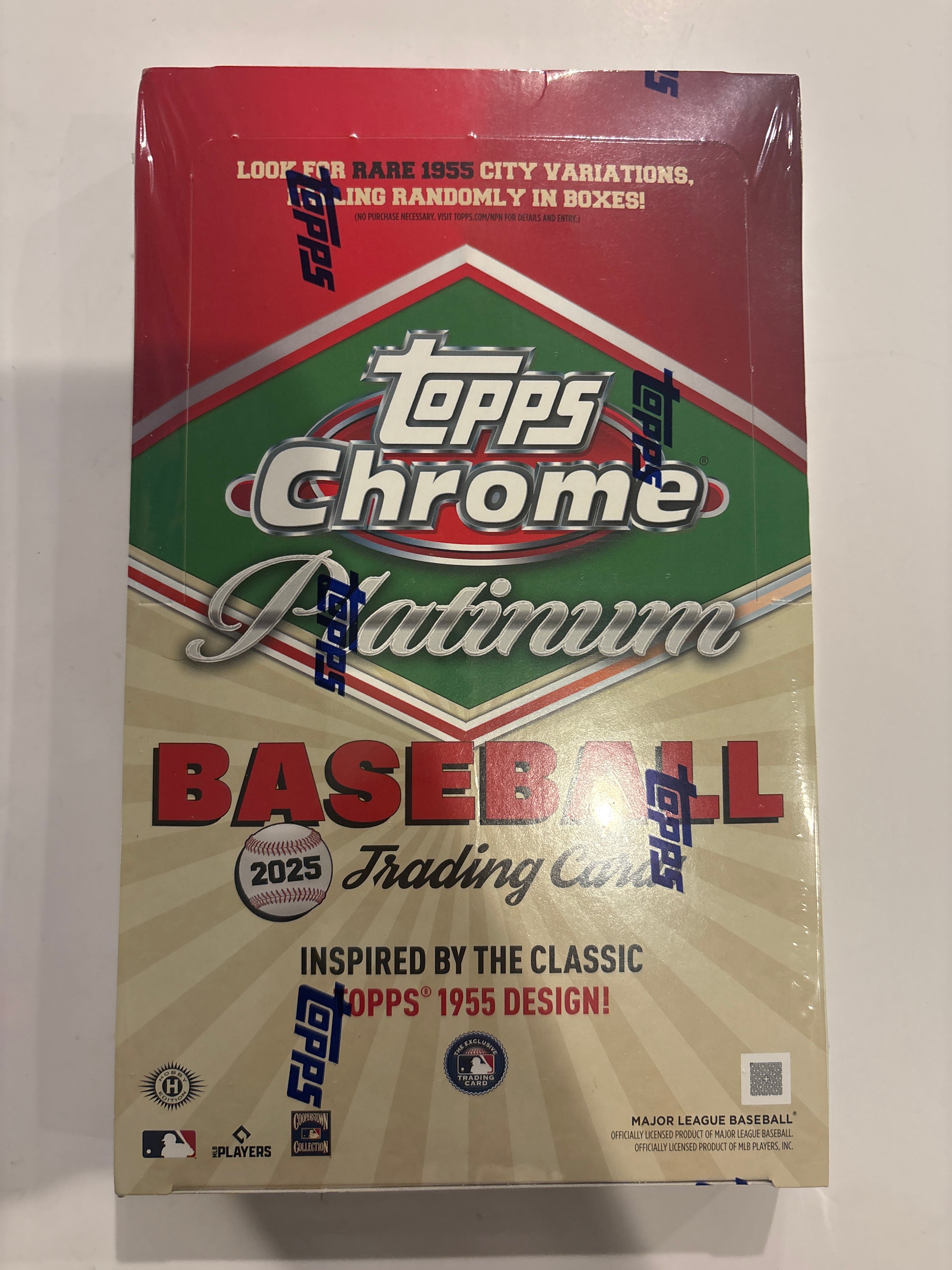 2025 Topps Chrome Platinum Baseball Hobby Box