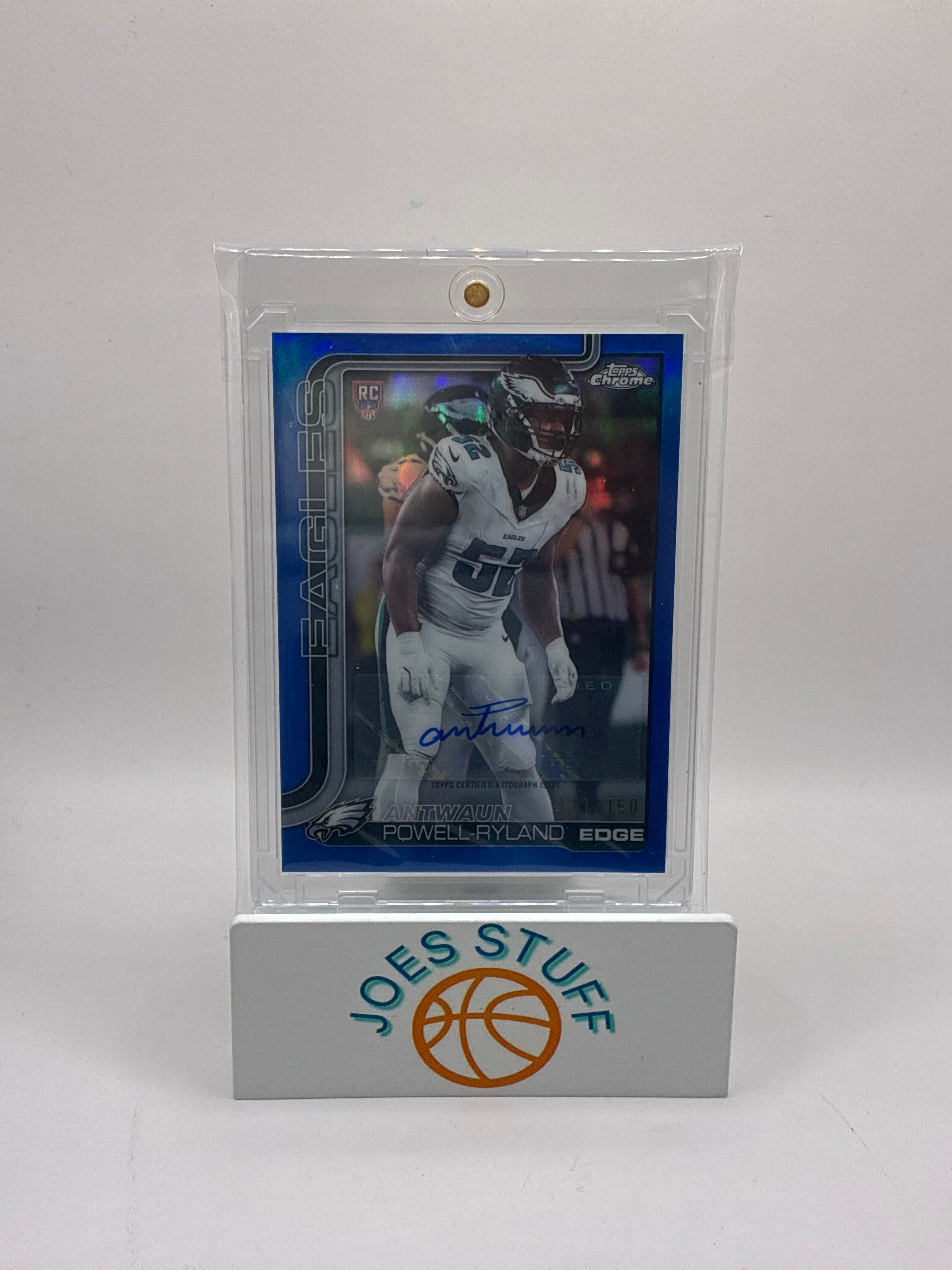 2025 Topps Chrome Antwaun Powell-Ryland Blue Refractor 131/150