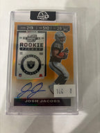 2019 Contenders Optic Josh Jacob Autograph 37/50