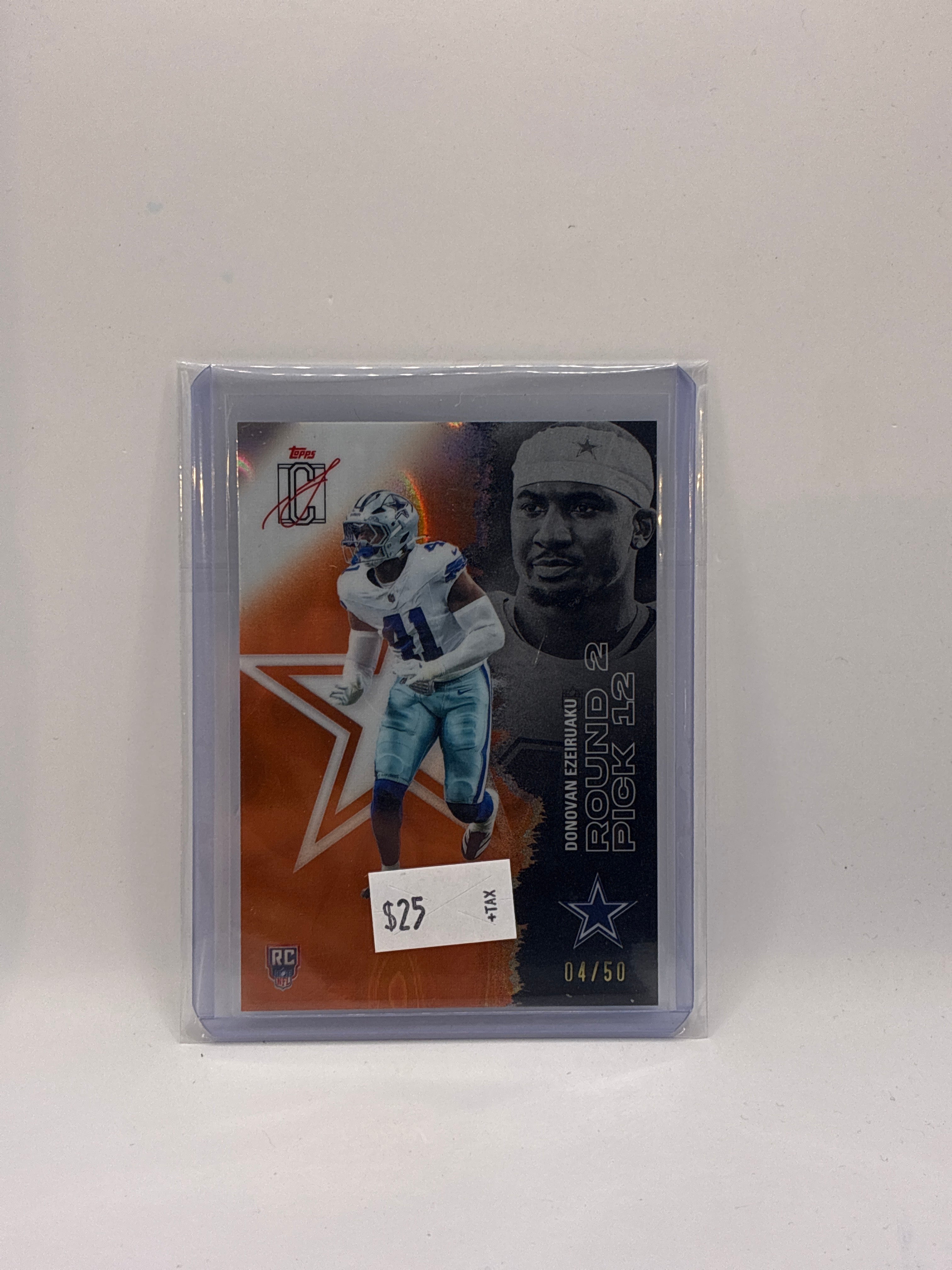 2025 Topps Signature Class Donovan Ezeiruaku Oranga Lava 04/50