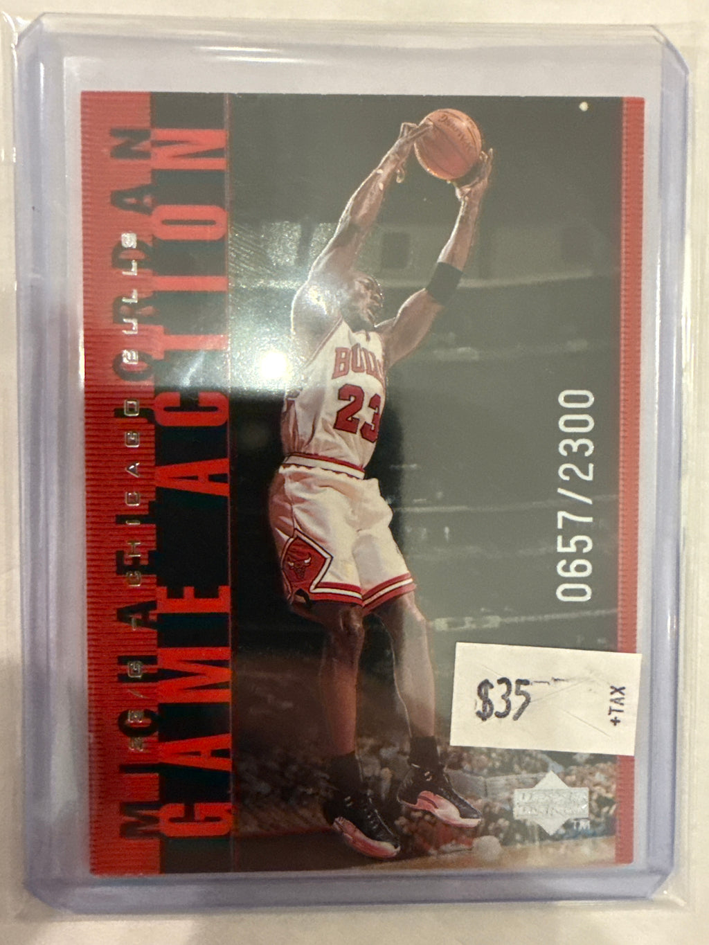 1998 Upper Deck Michael Jordan Game Action 657/2300