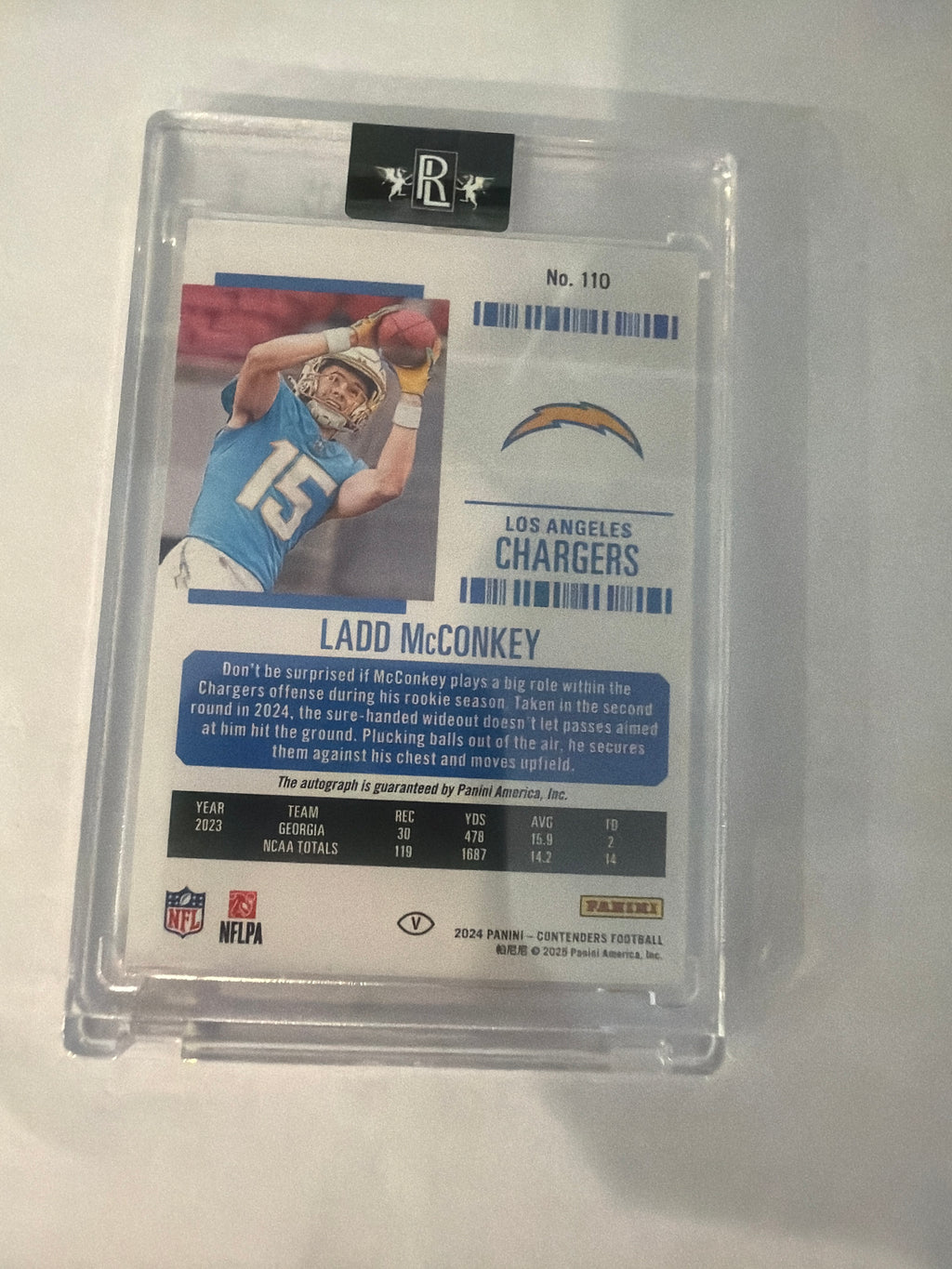 2024 contenders Ladd mcConkey auto 57/99