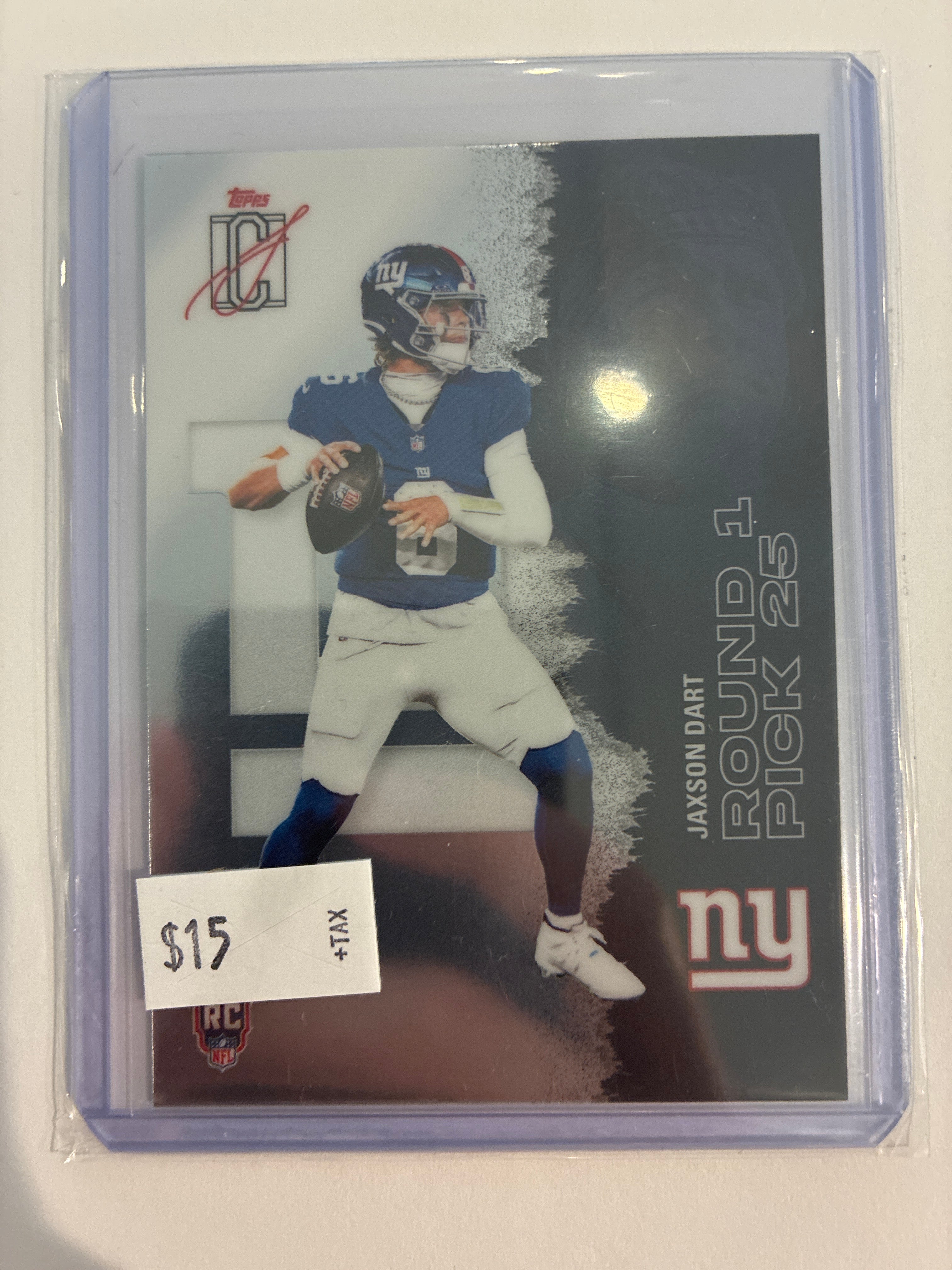 2025 Topps Signature Class Rookies Jaxson Dart #106 Blue