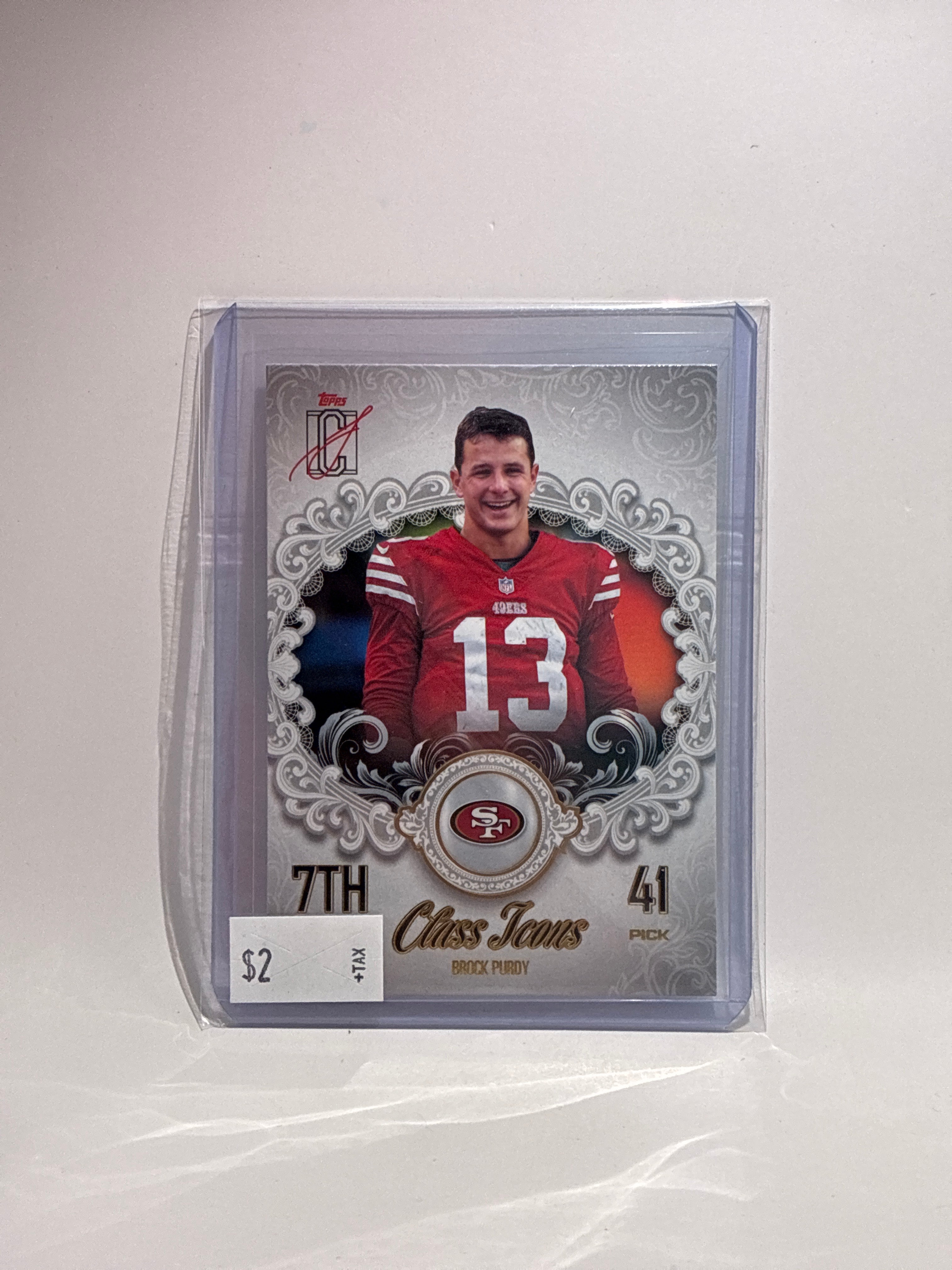 2025 Topps Signature Class Brock Purdy Class Icons