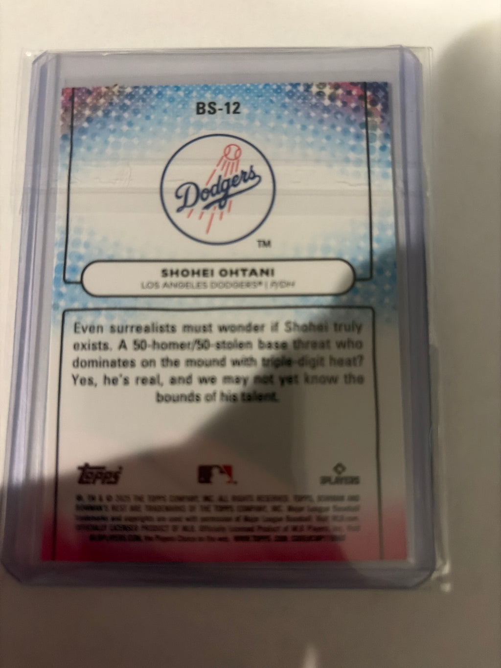 2025 Bowmans Best Show Pieces  Shohei Ohtani